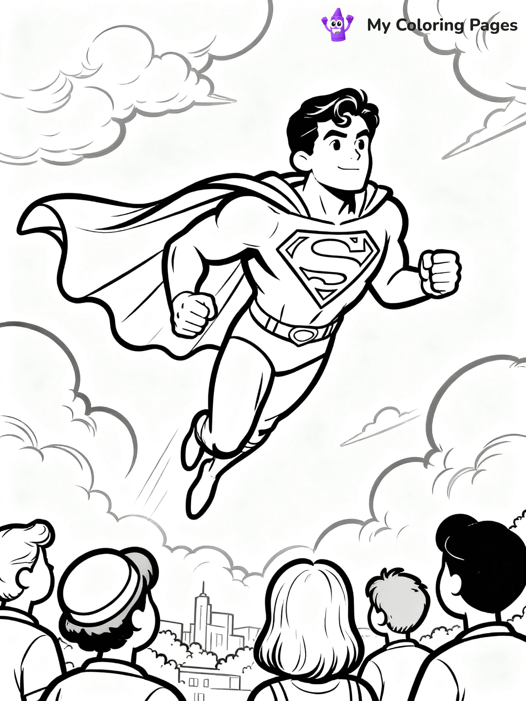 Superman Coloring Pages - 4