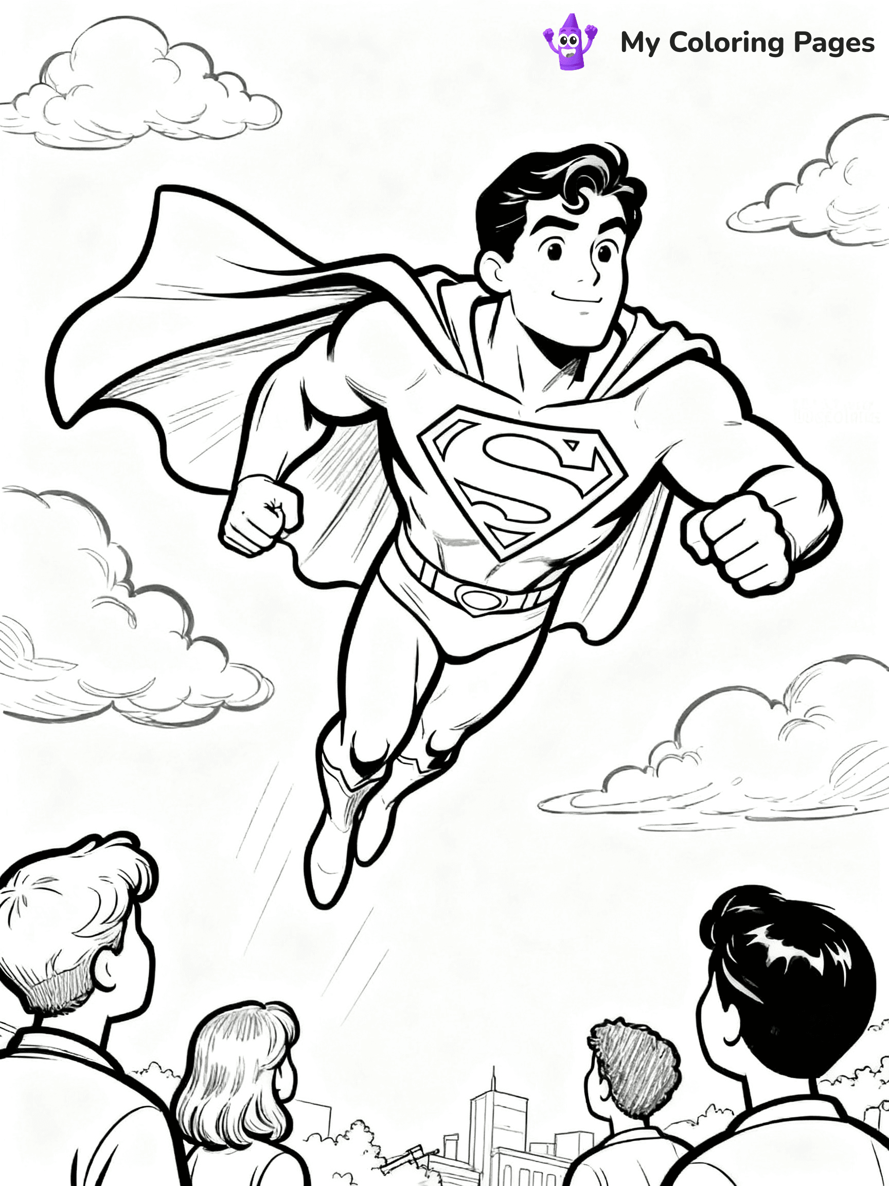 Superman Coloring Pages - 3