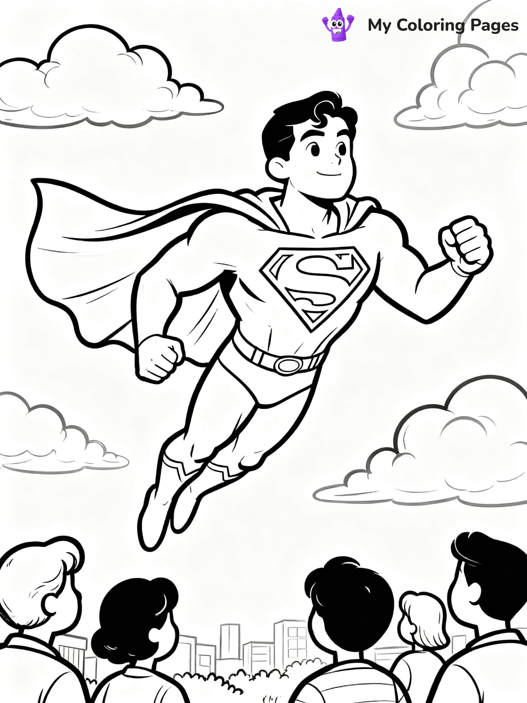 Superman Coloring Pages - 2