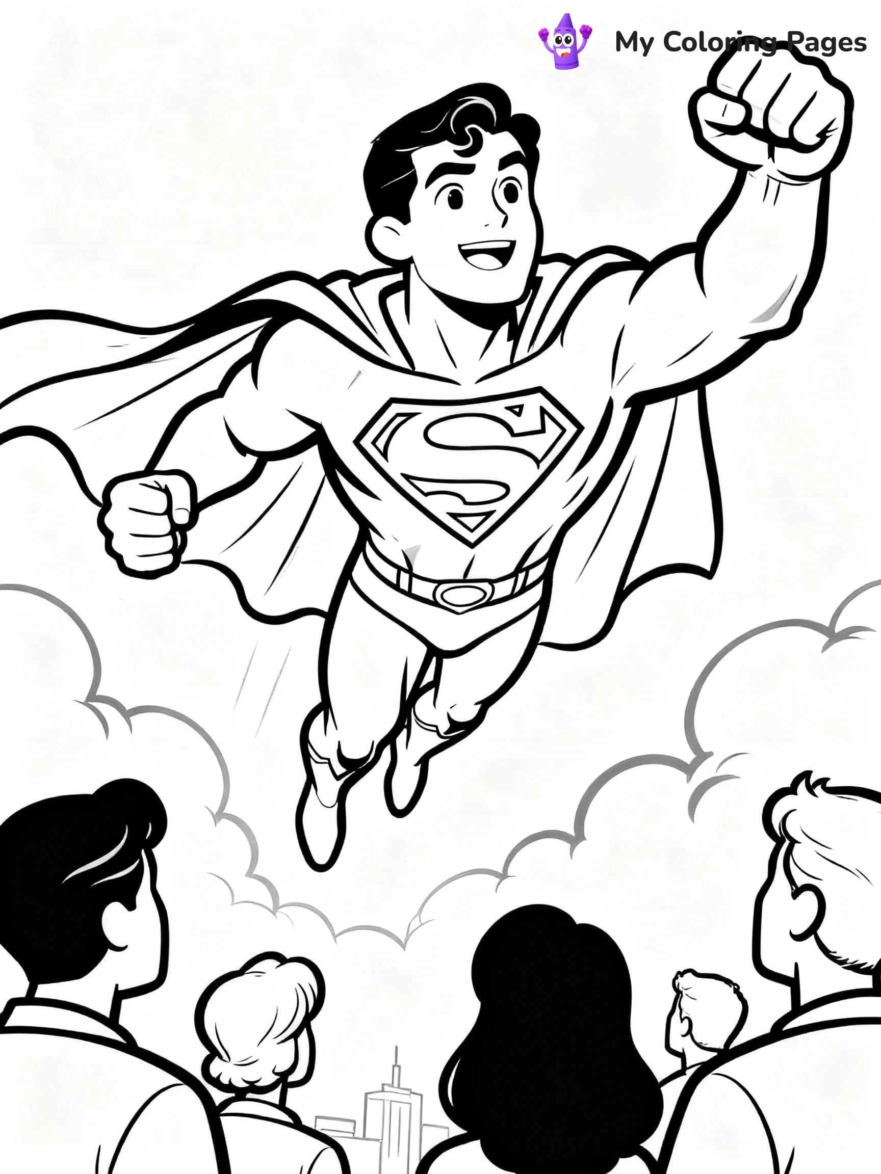 Superman Coloring Pages - 1