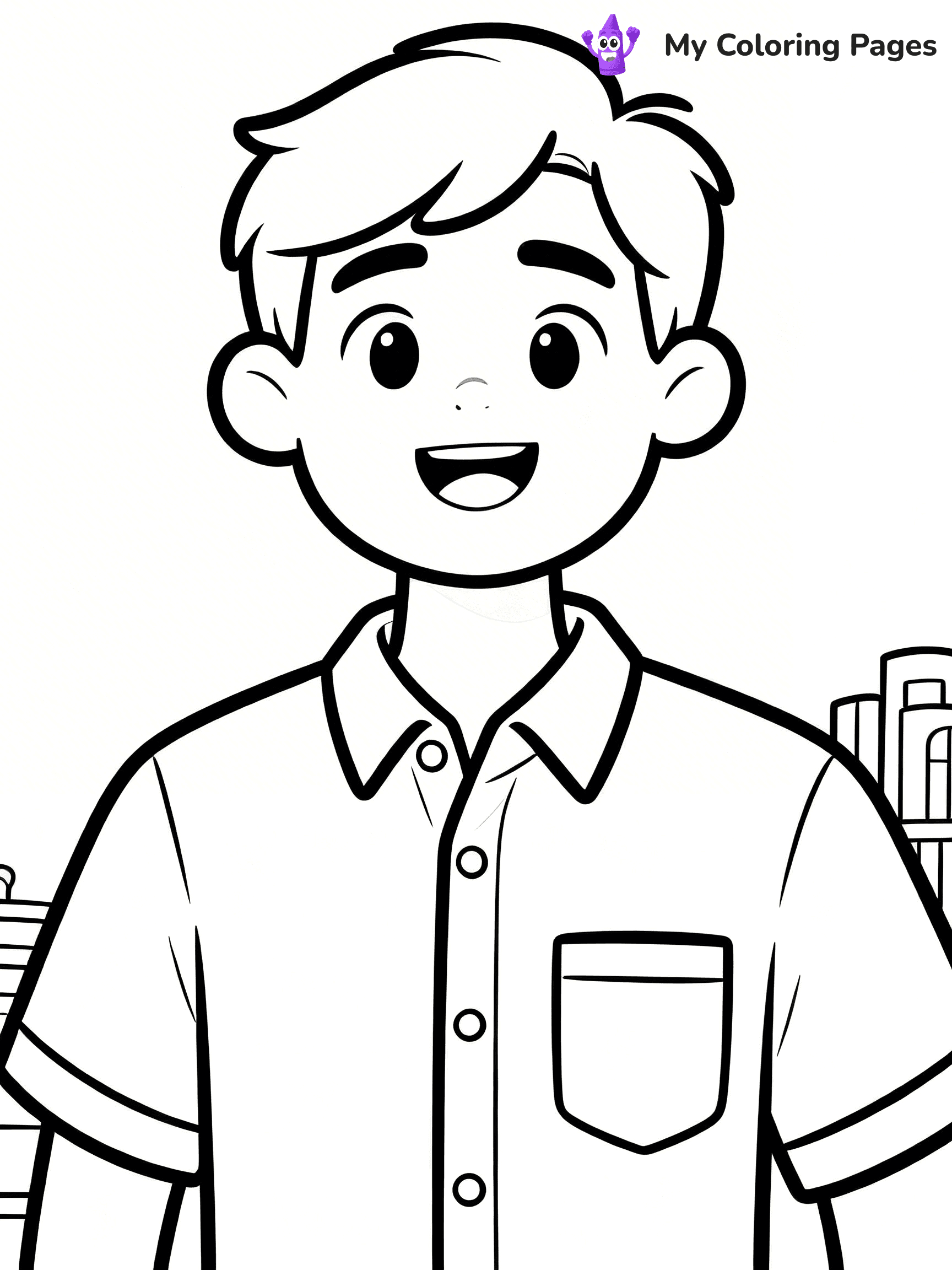 Clothing Coloring Pages - 97