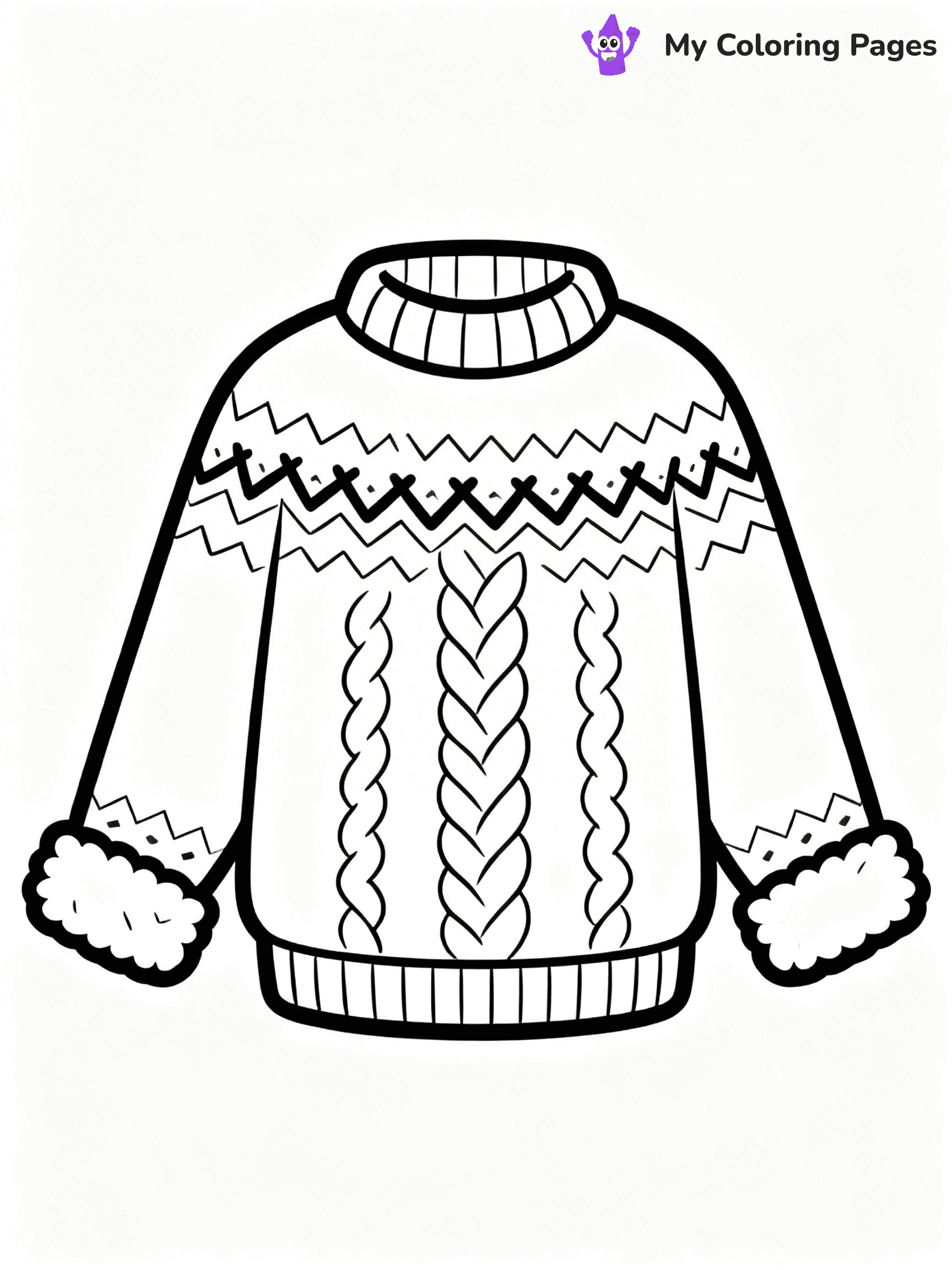 Clothing Coloring Pages - 25