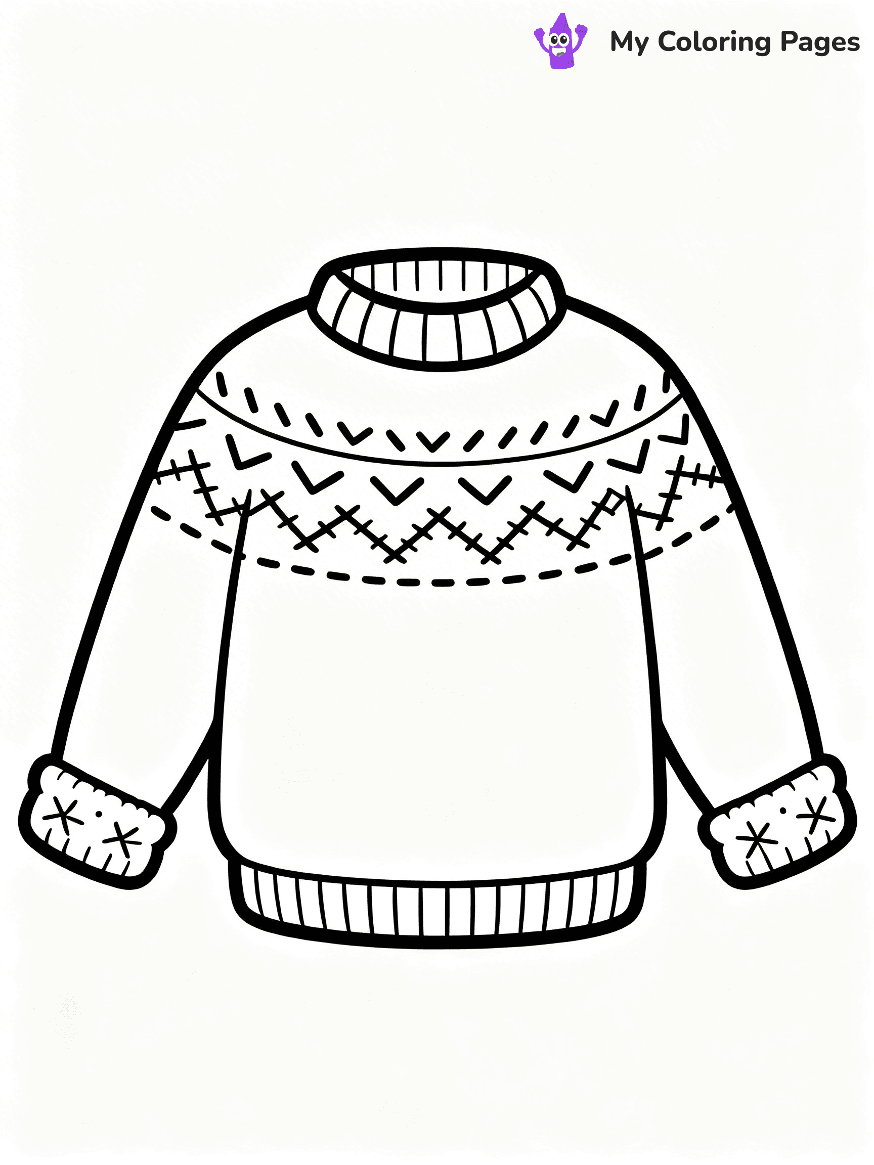 Clothing Coloring Pages - 22