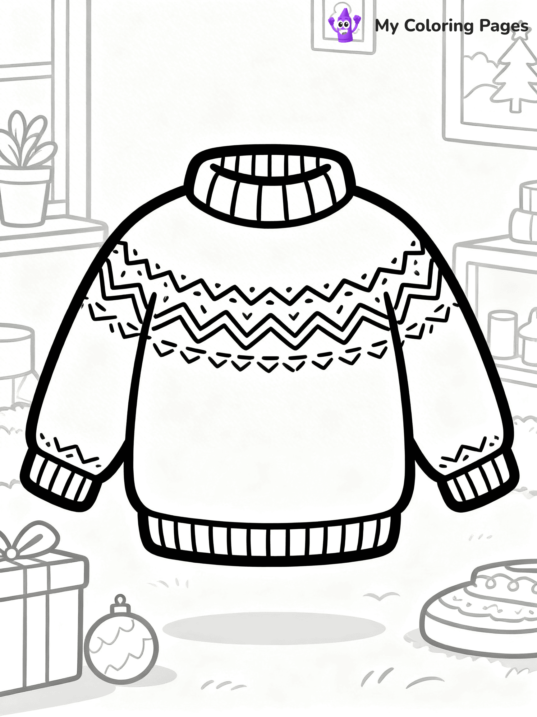Clothing Coloring Pages - 19