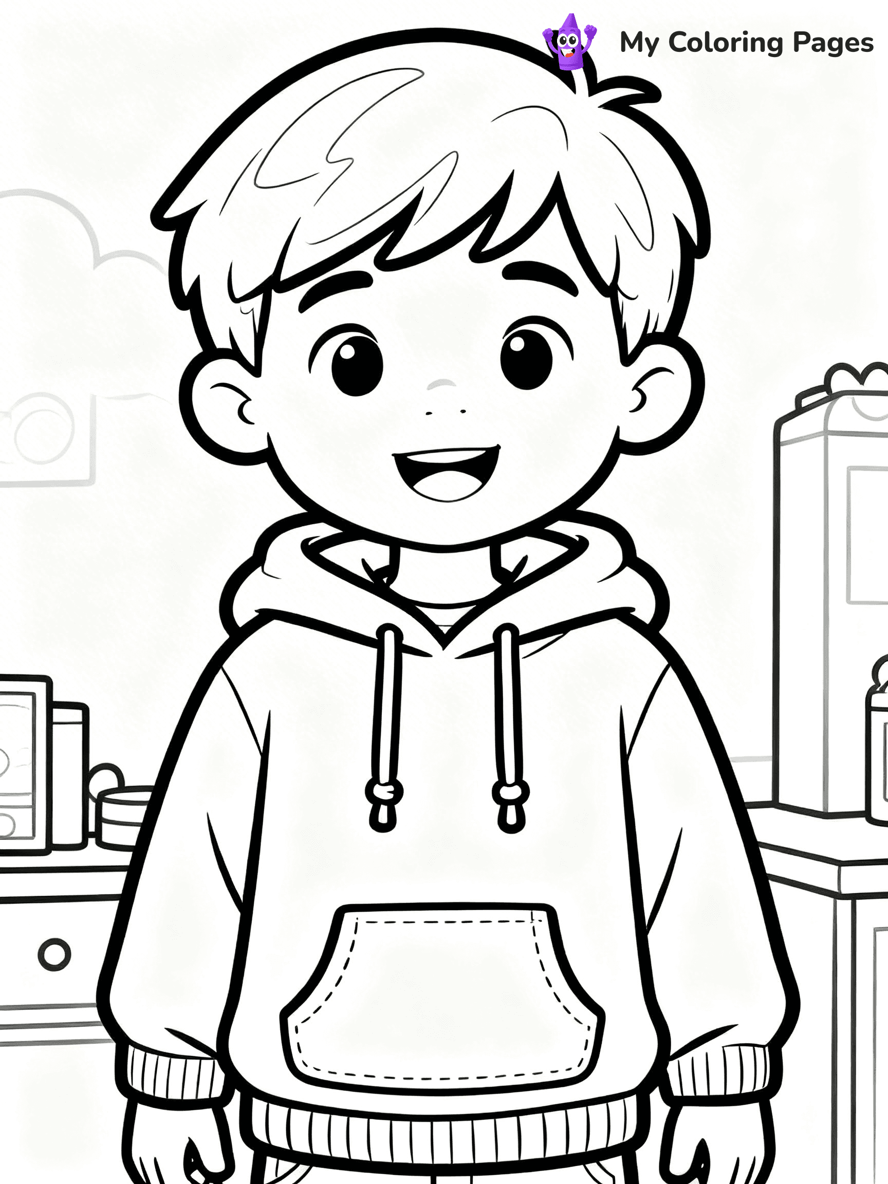 Clothing Coloring Pages - 10