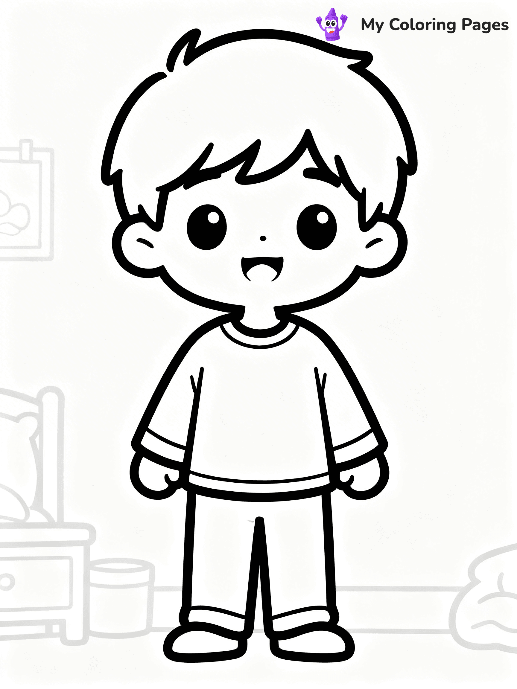 Clothing Coloring Pages - 3
