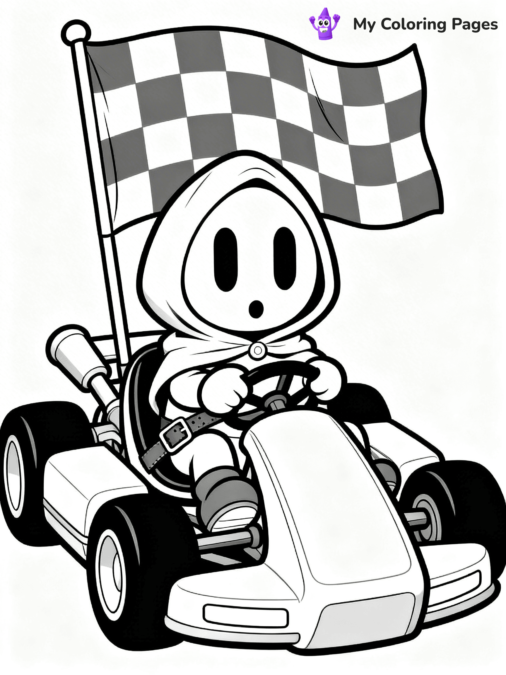 Shy Guy Coloring Pages - 20