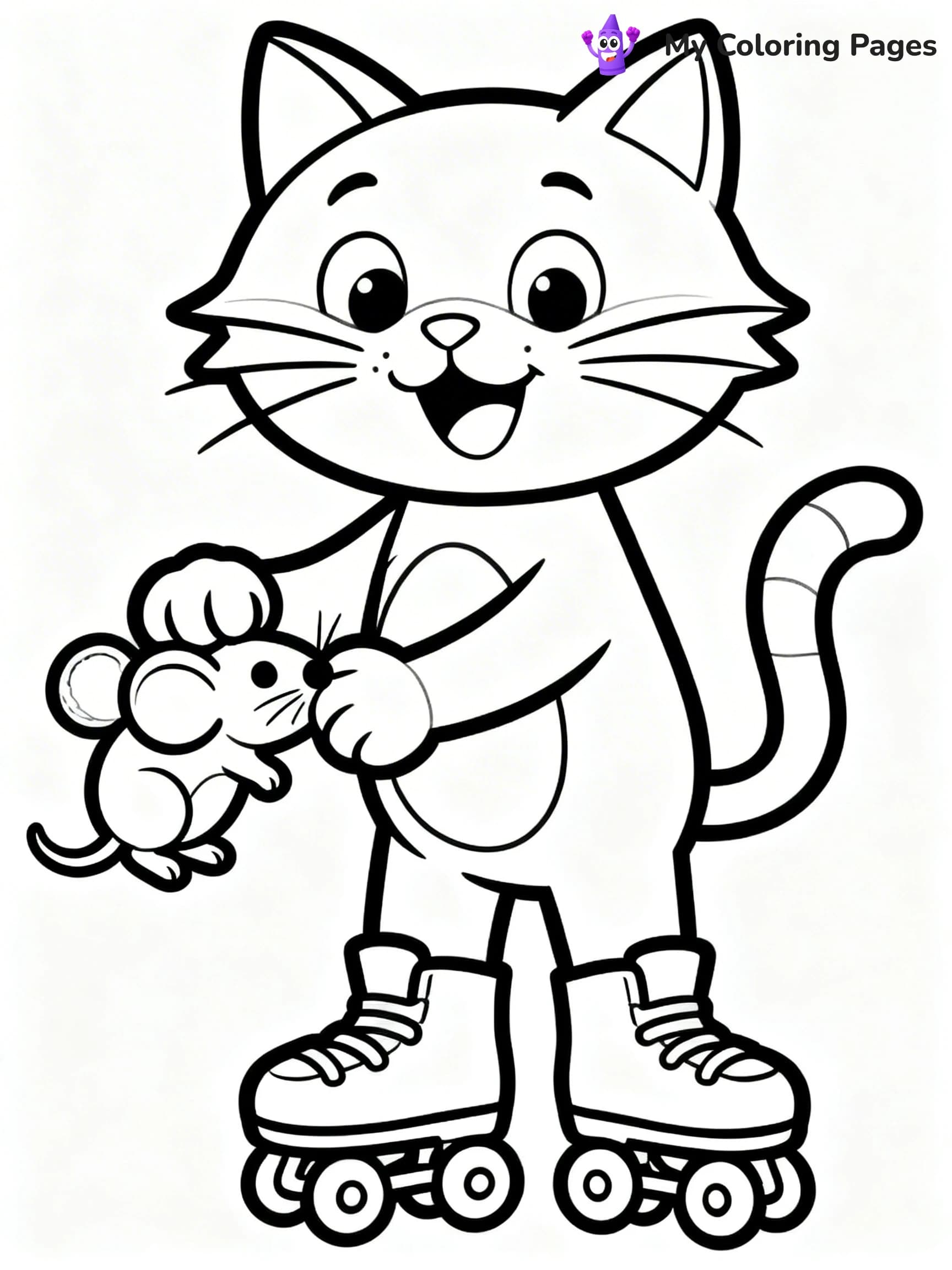Roller Skating Coloring Pages - 17