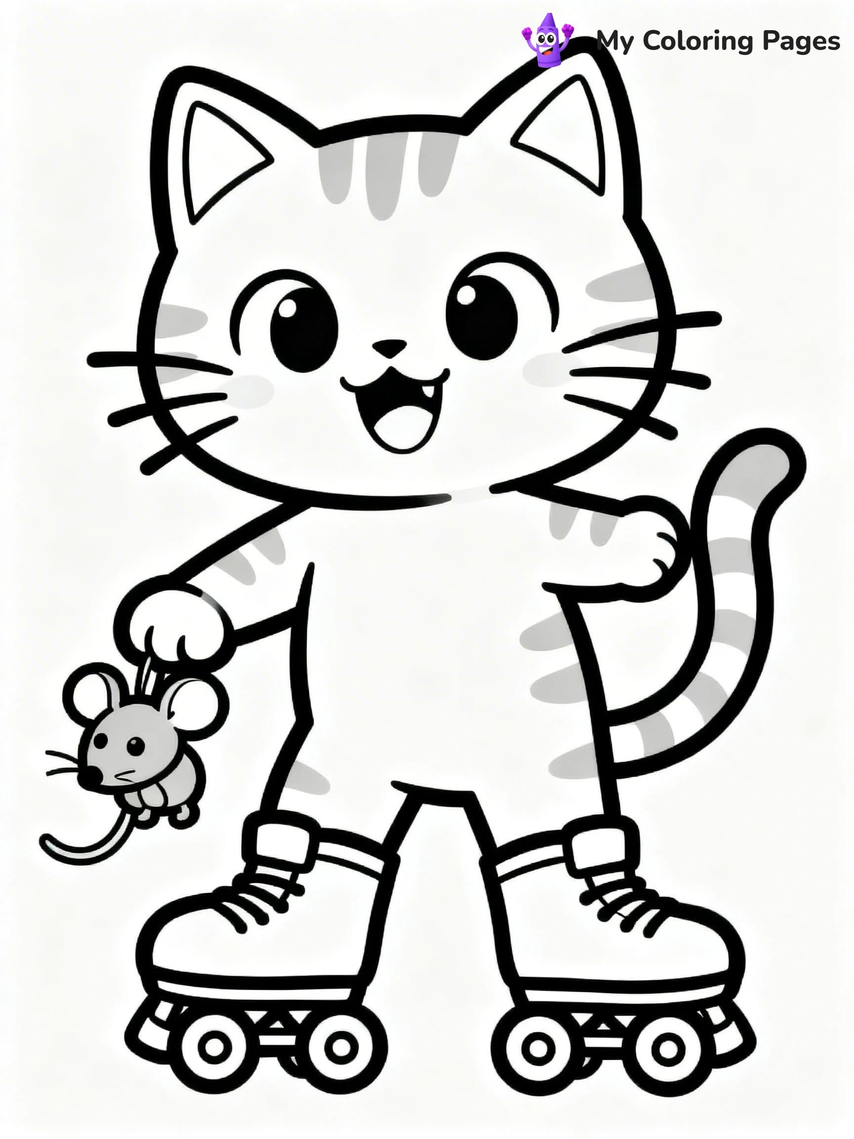 Roller Skating Coloring Pages - 16