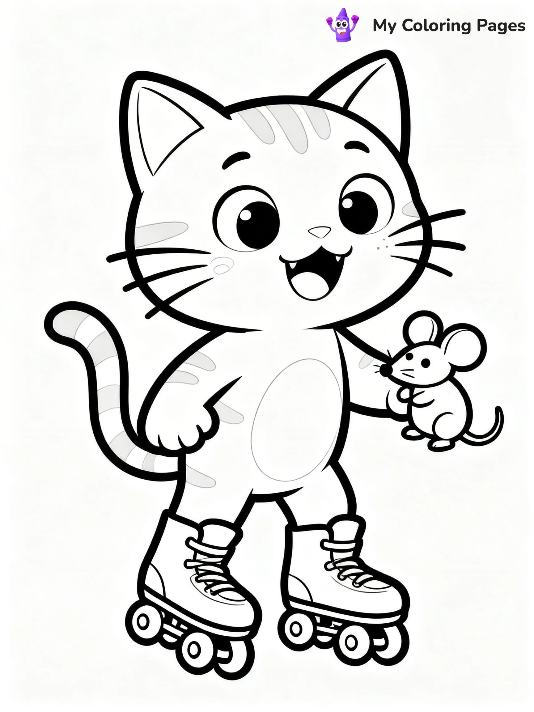 Roller Skating Coloring Pages - 15