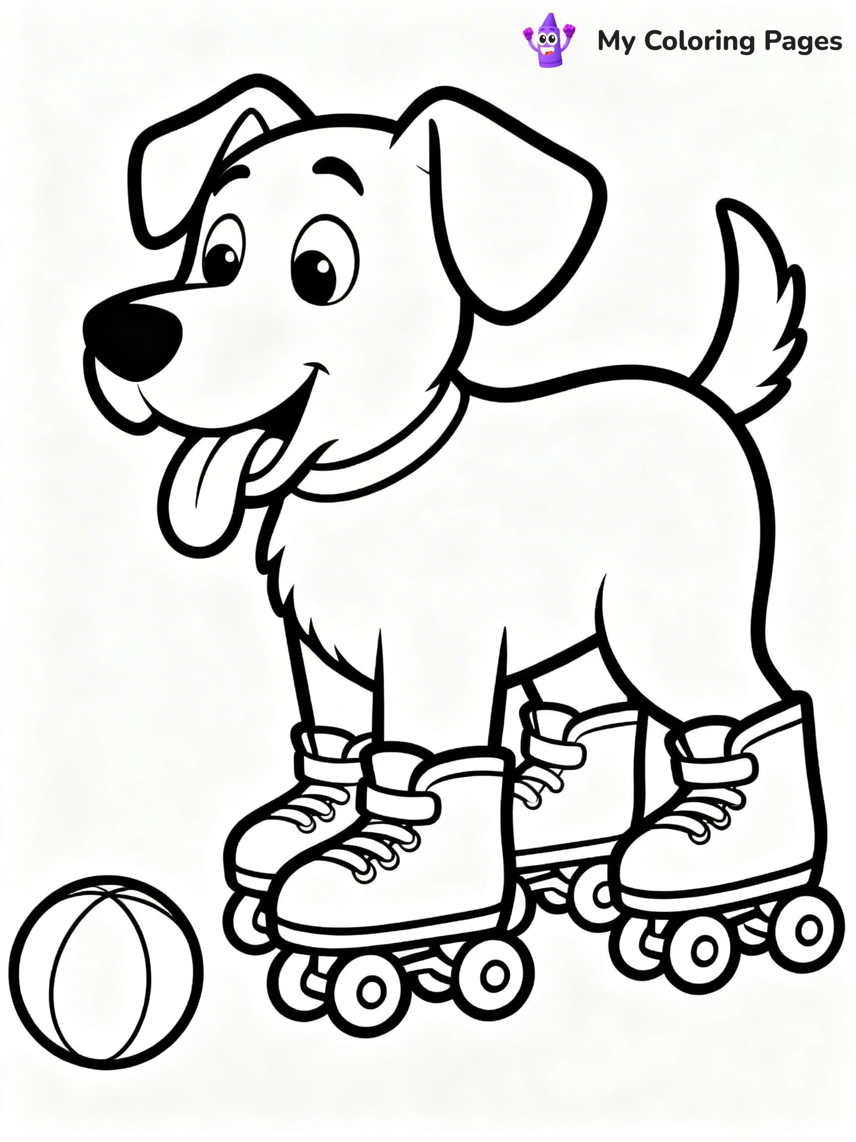 Roller Skating Coloring Pages - 6