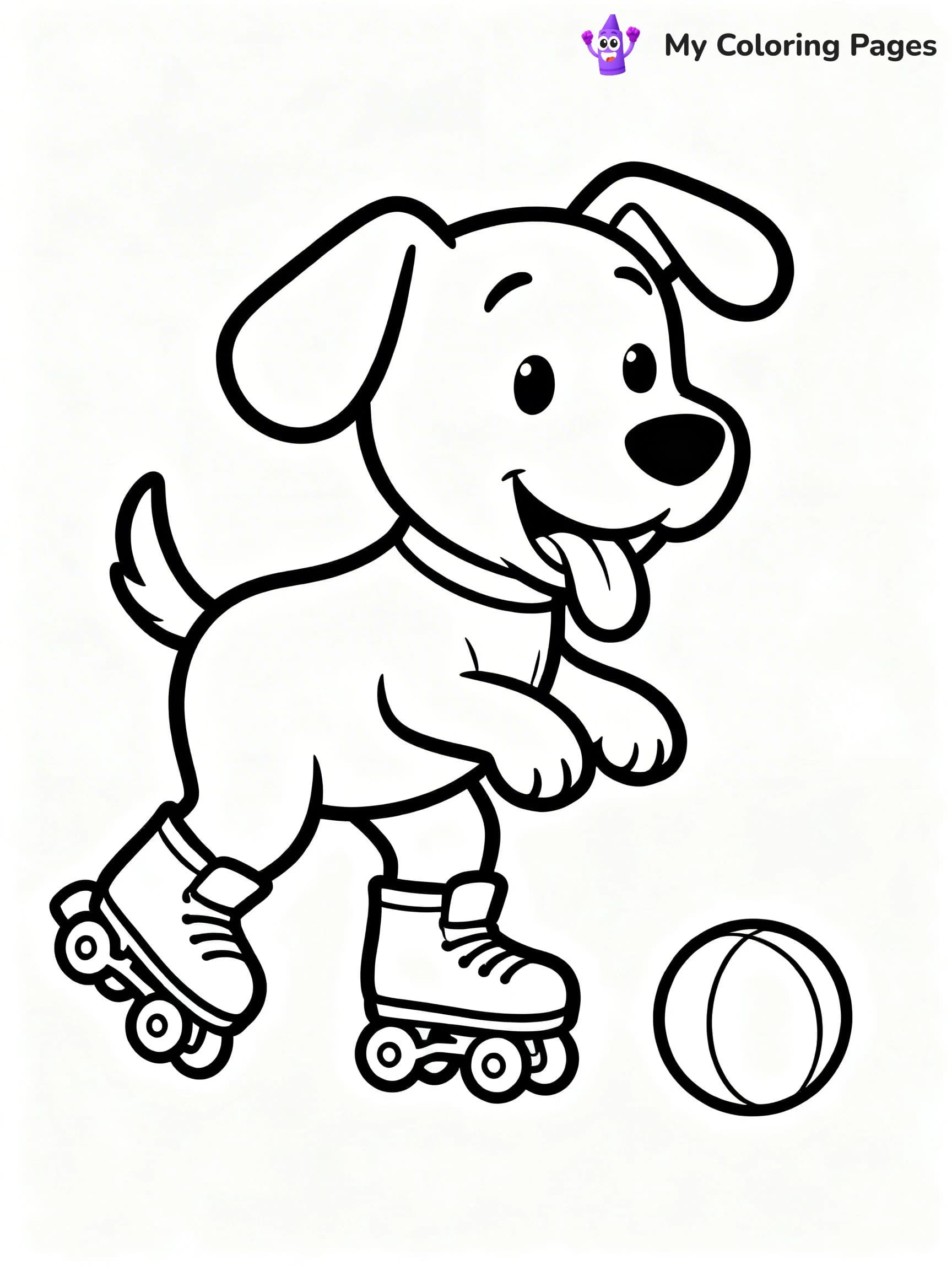 Roller Skating Coloring Pages - 5