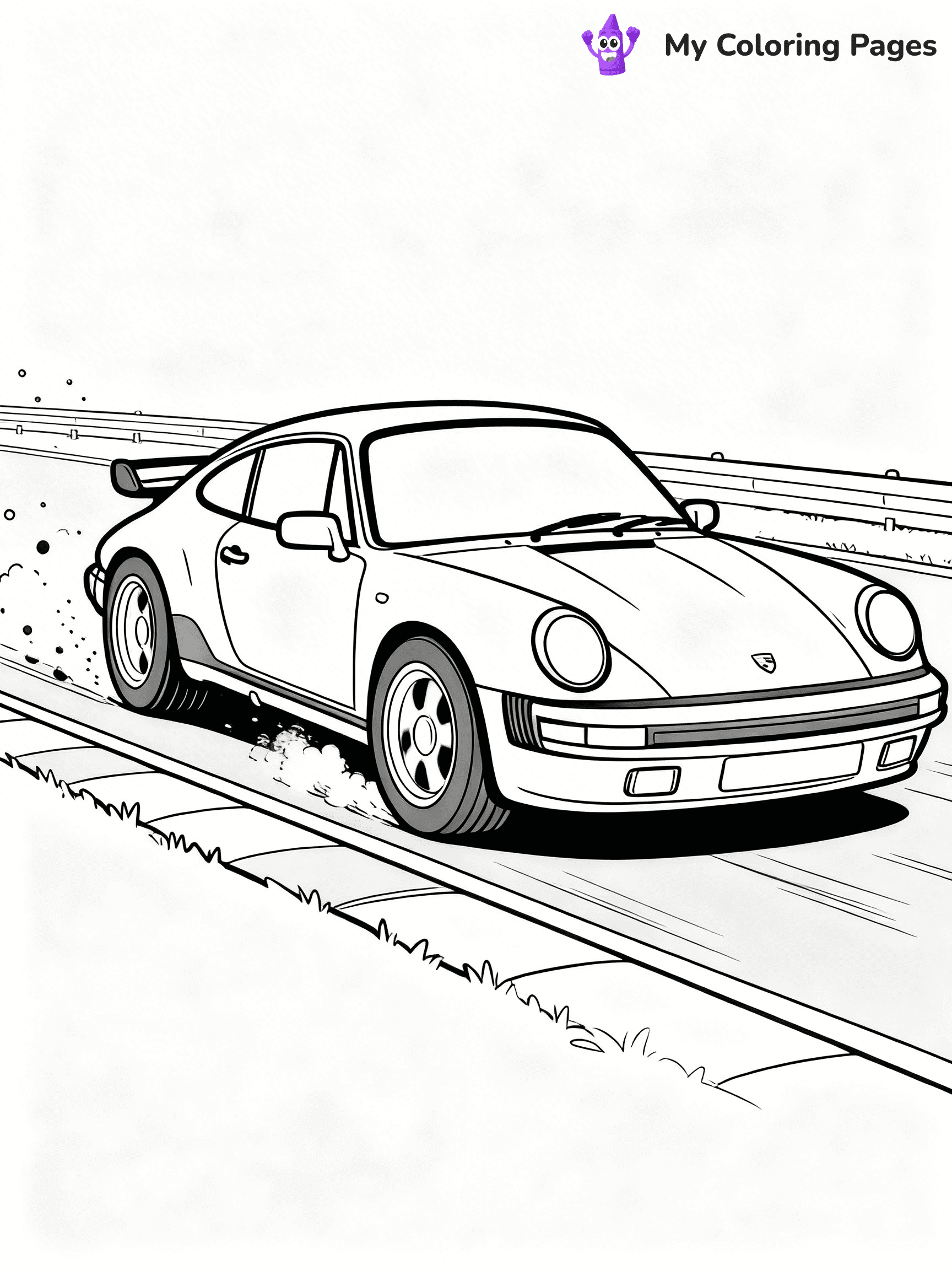 Porsche 911 Coloring Pages - 23