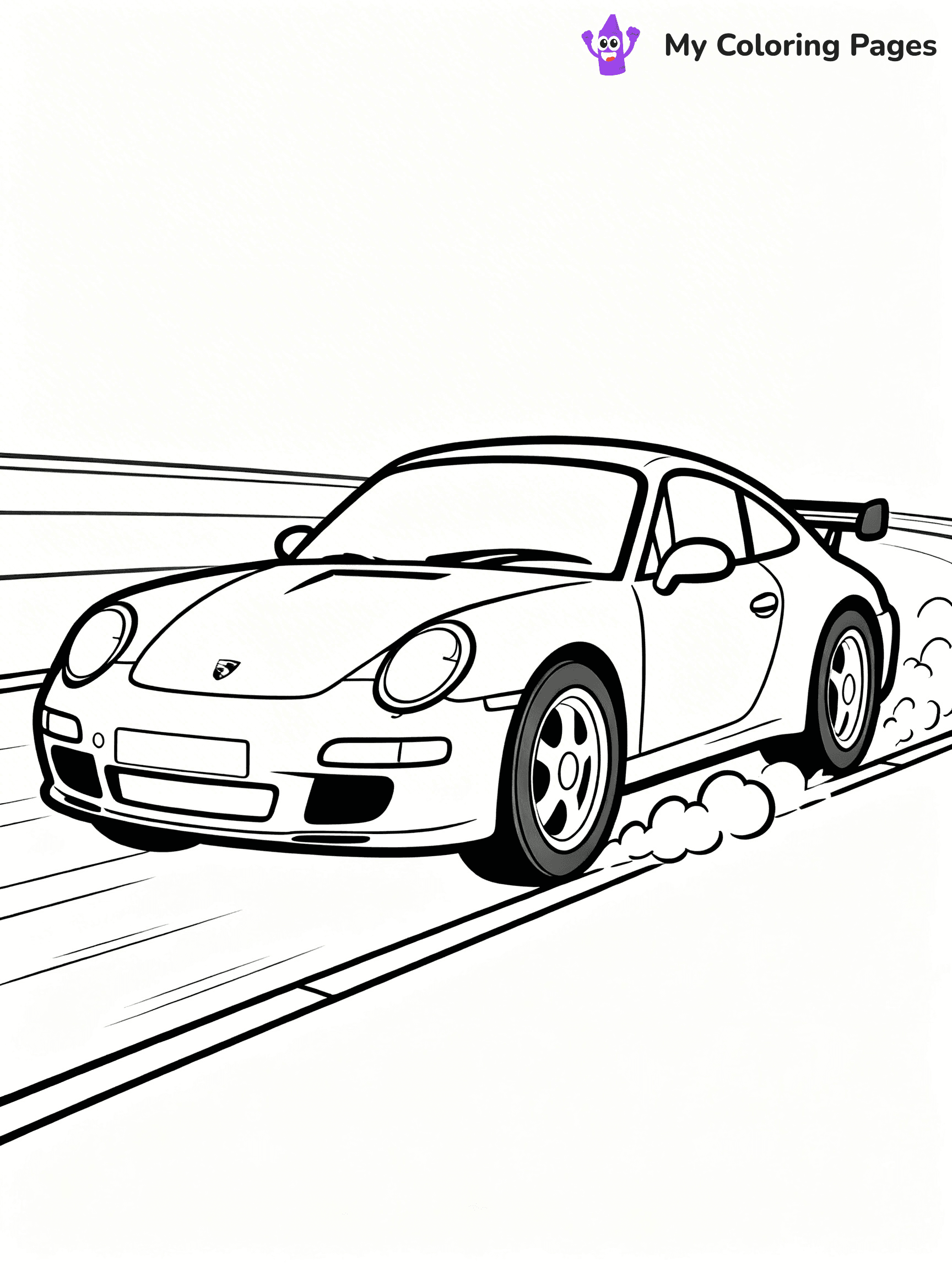 Porsche 911 Coloring Pages - 21