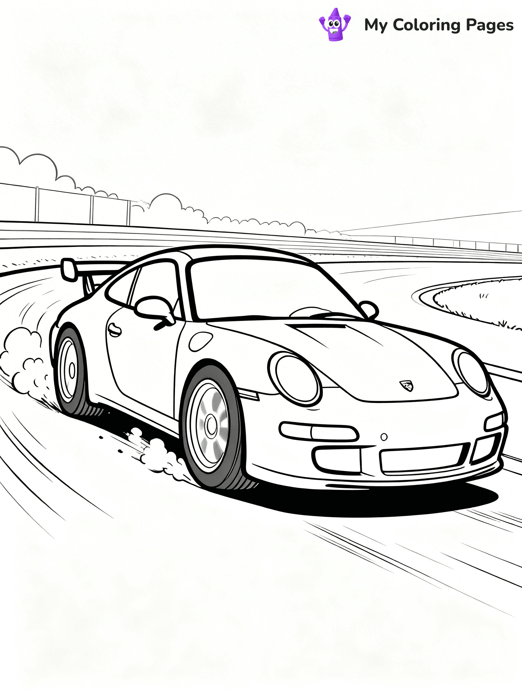 Porsche 911 Coloring Pages - 19