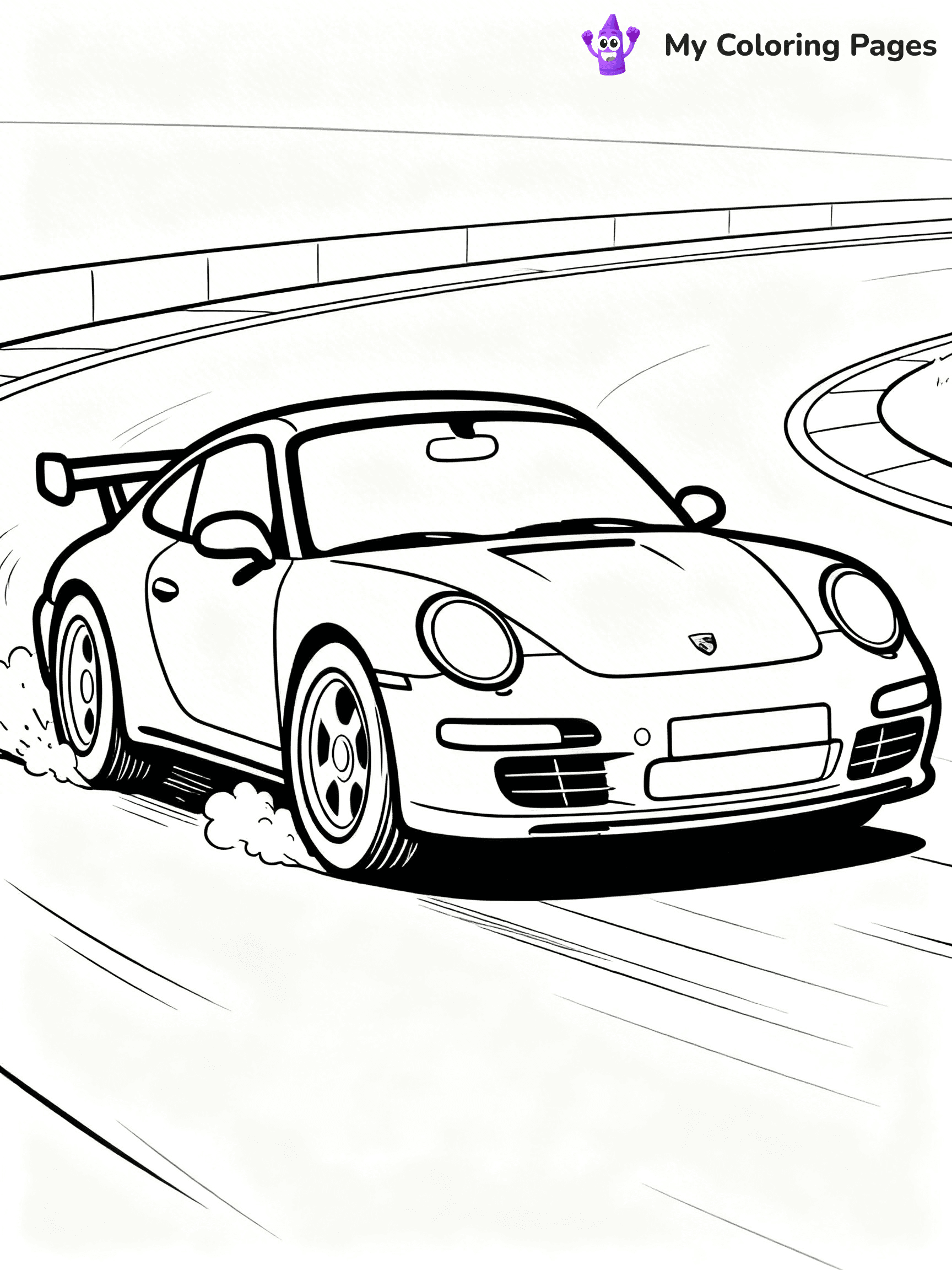 Porsche 911 Coloring Pages - 14