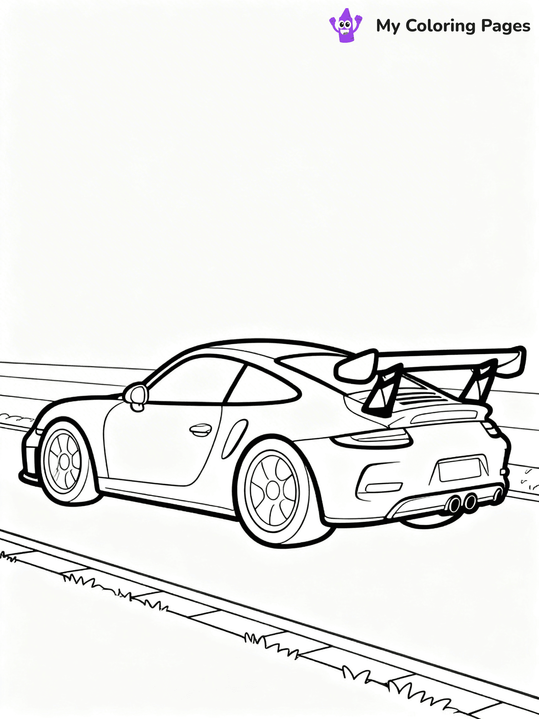 Porsche 911 Coloring Pages - 6