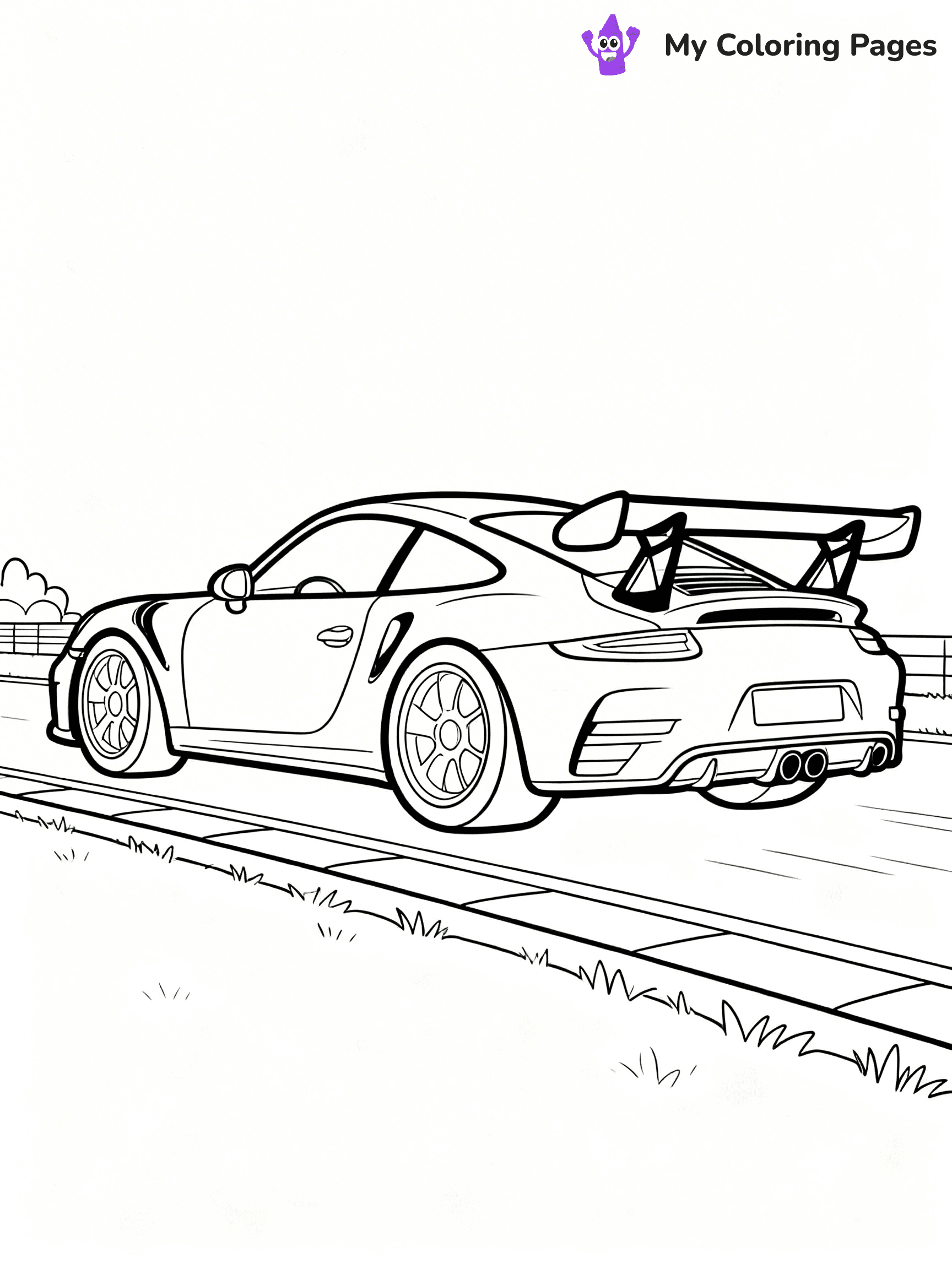 Porsche 911 Coloring Pages - 5