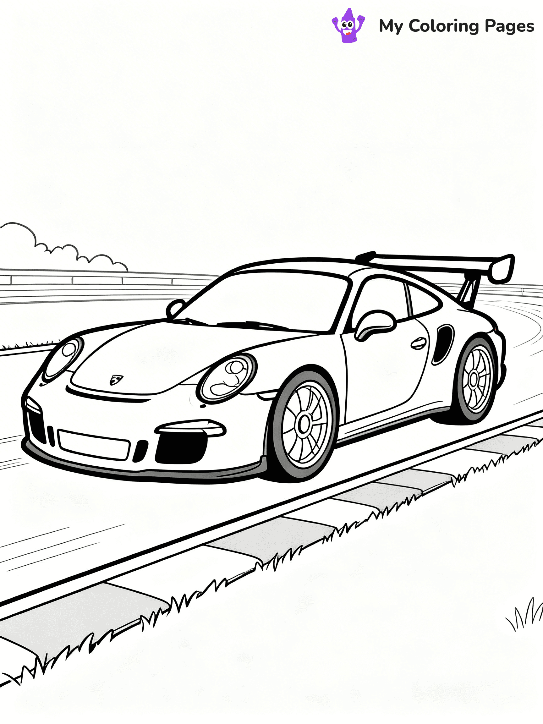 Porsche 911 Coloring Pages - 3
