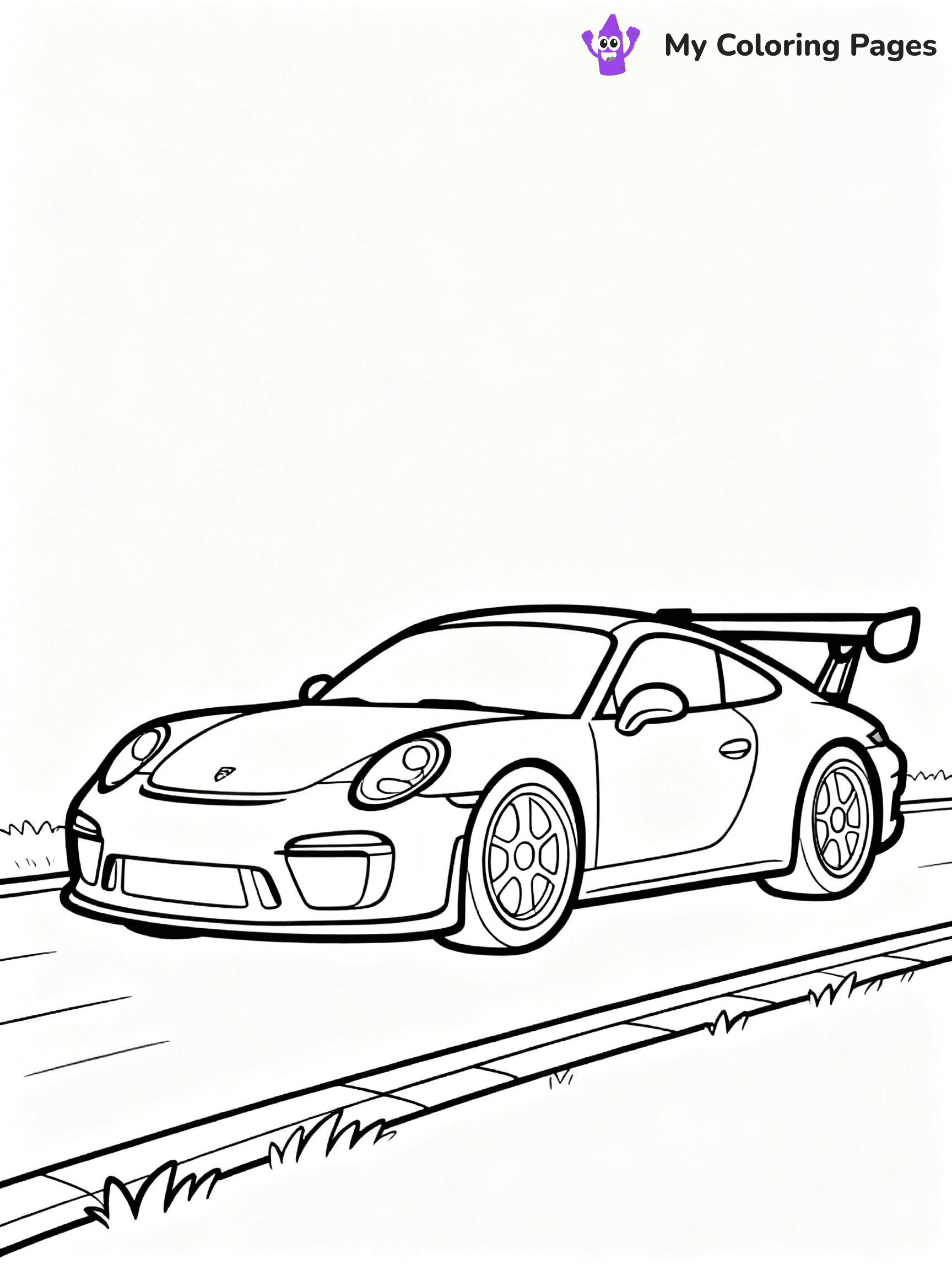 Porsche 911 Coloring Pages - 1