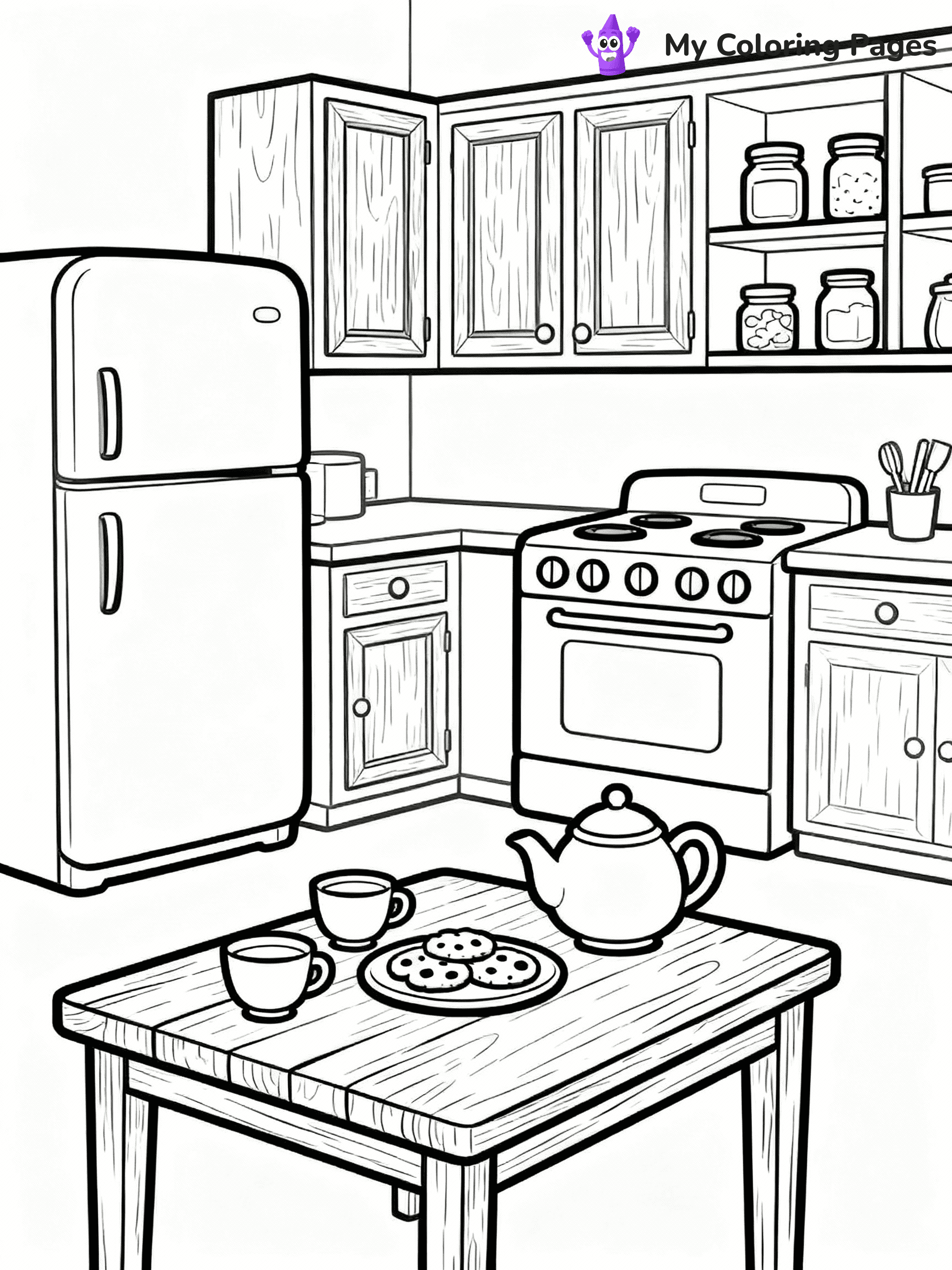 Room Coloring Pages - 24