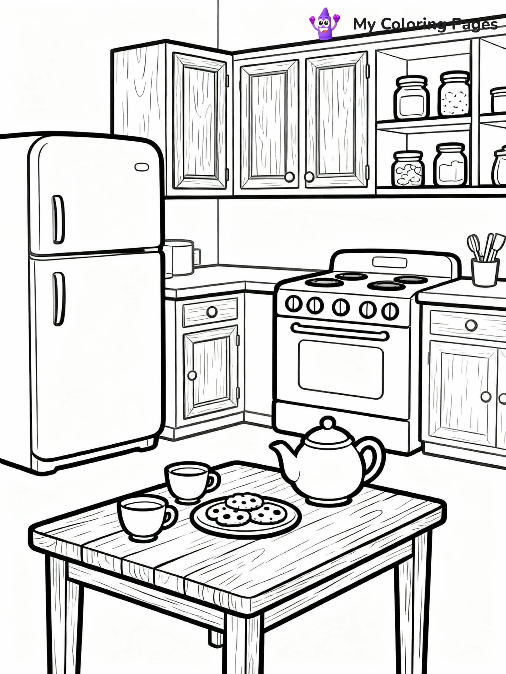 Room Coloring Pages - 24