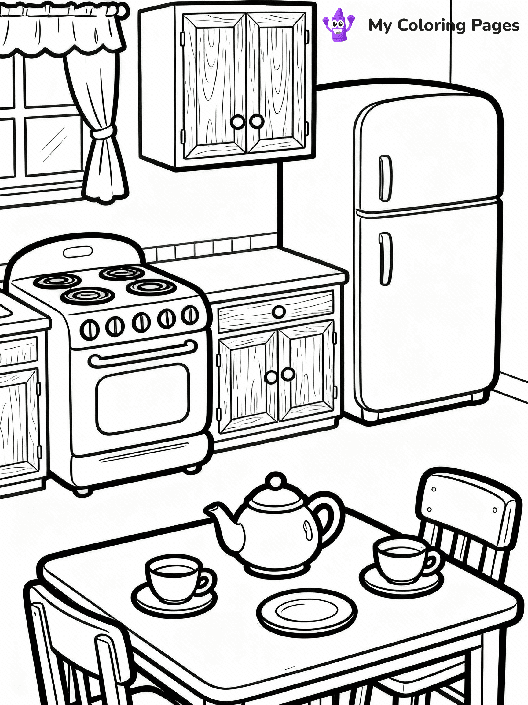 Room Coloring Pages - 21