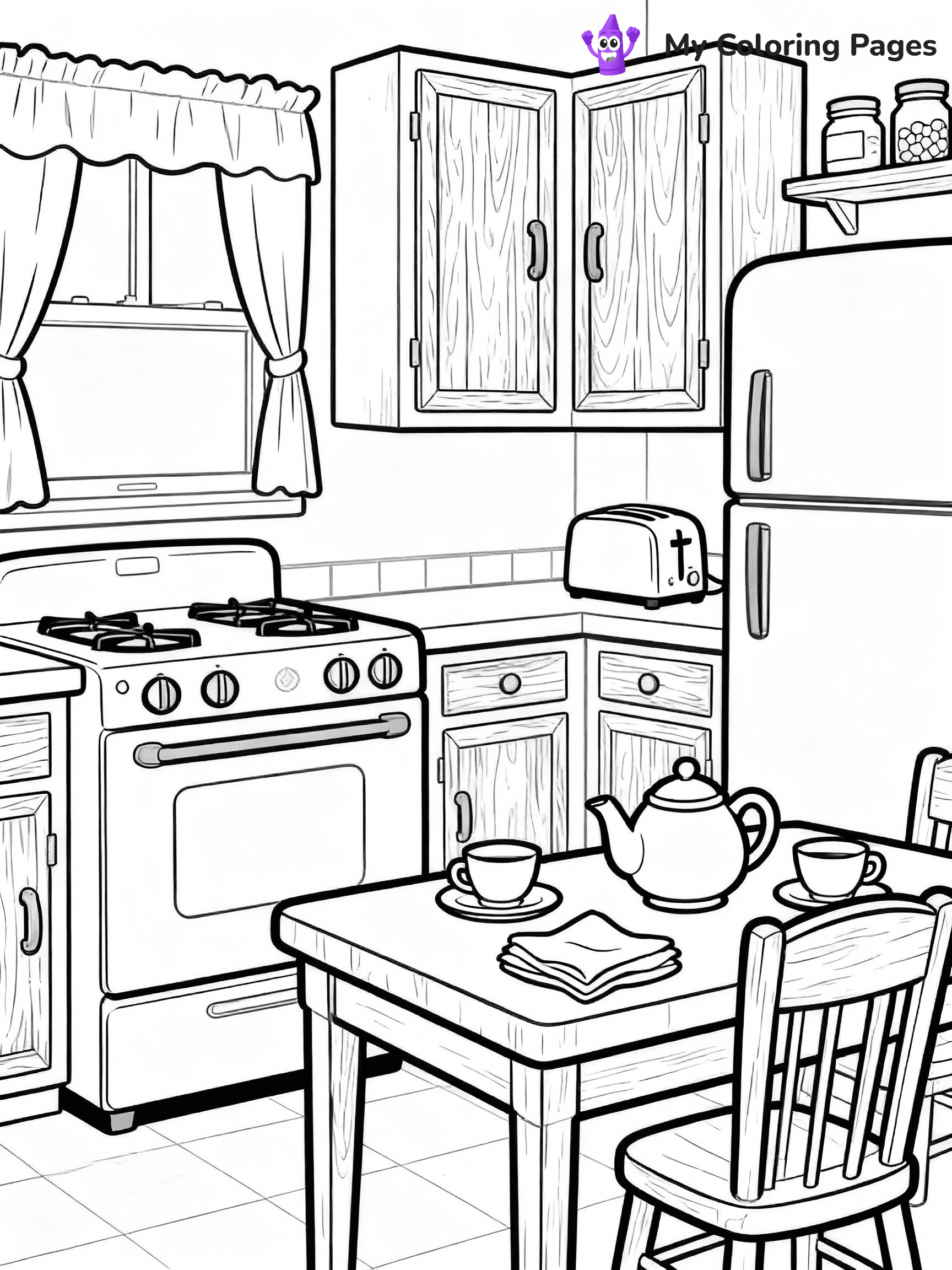 Room Coloring Pages - 20