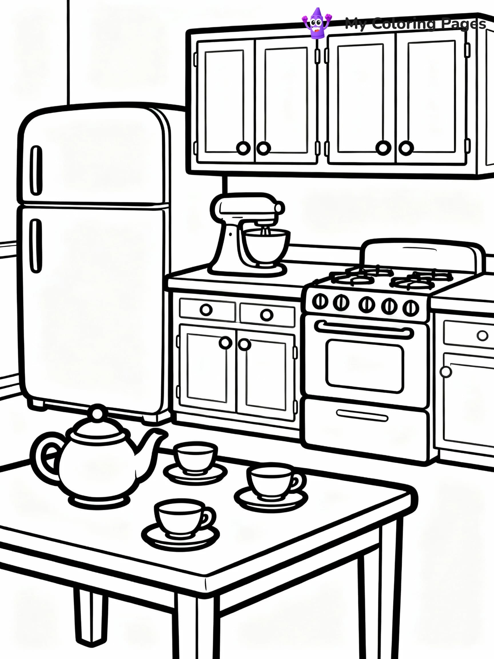 Room Coloring Pages - 19
