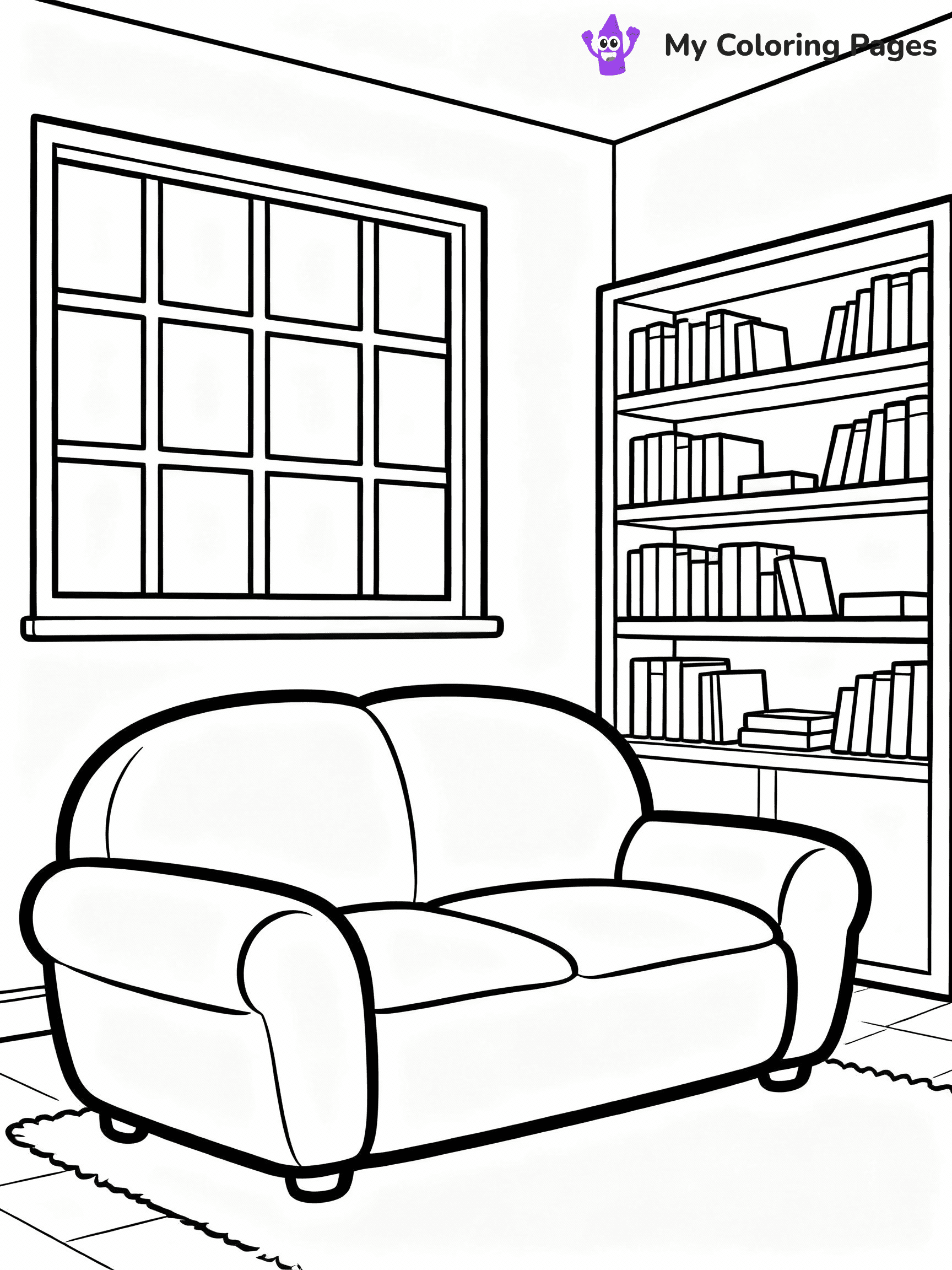 Room Coloring Pages - 16