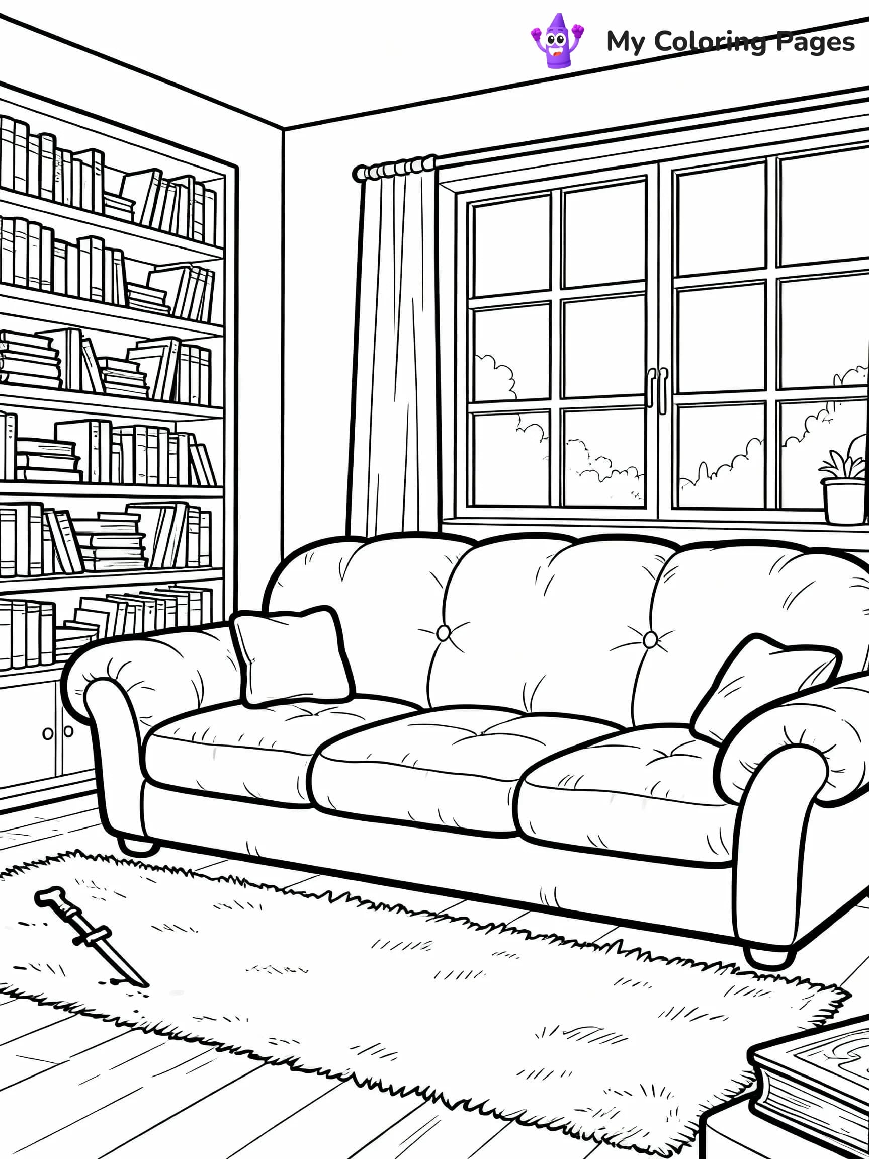Room Coloring Pages - 15