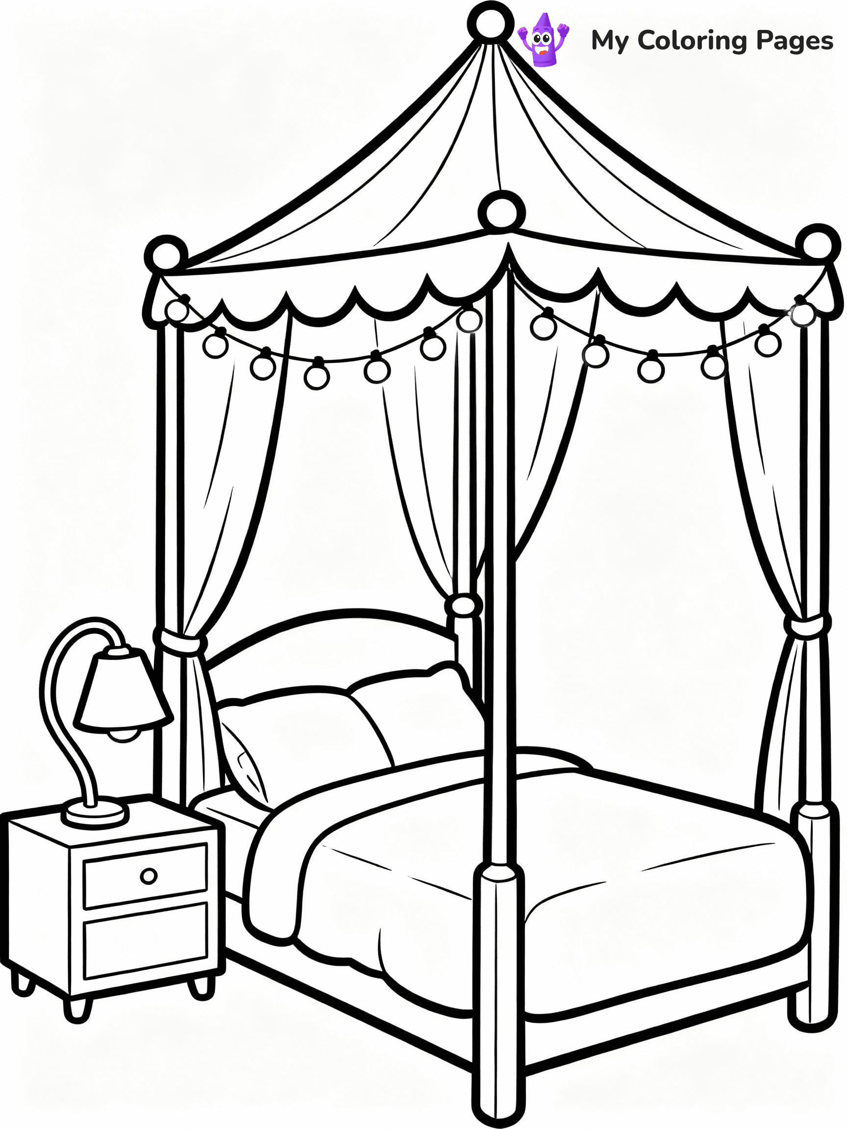 Room Coloring Pages - 9