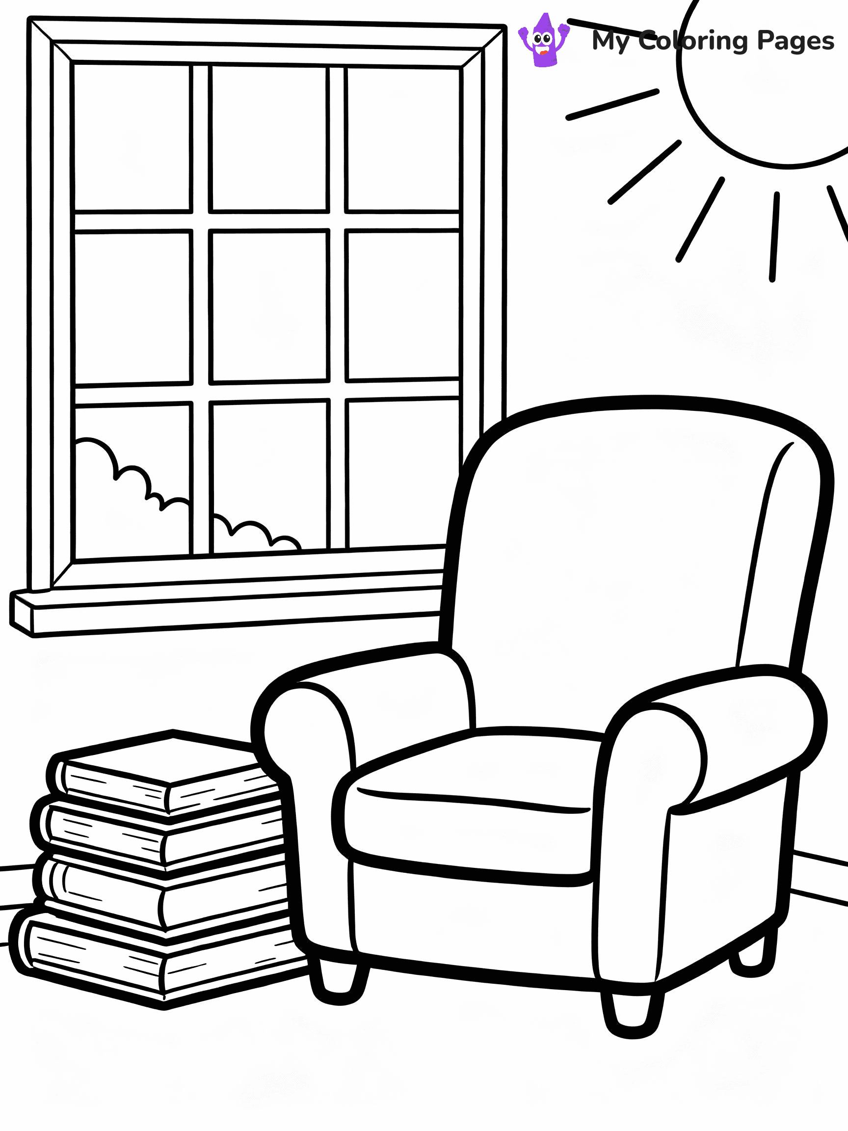 Room Coloring Pages - 2