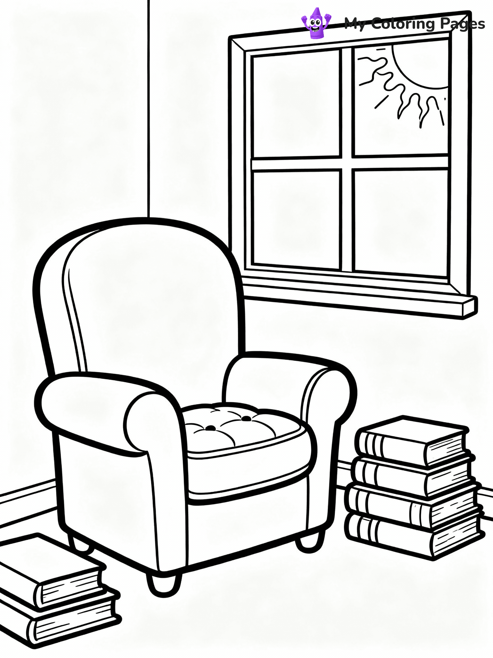 Room Coloring Pages - 1