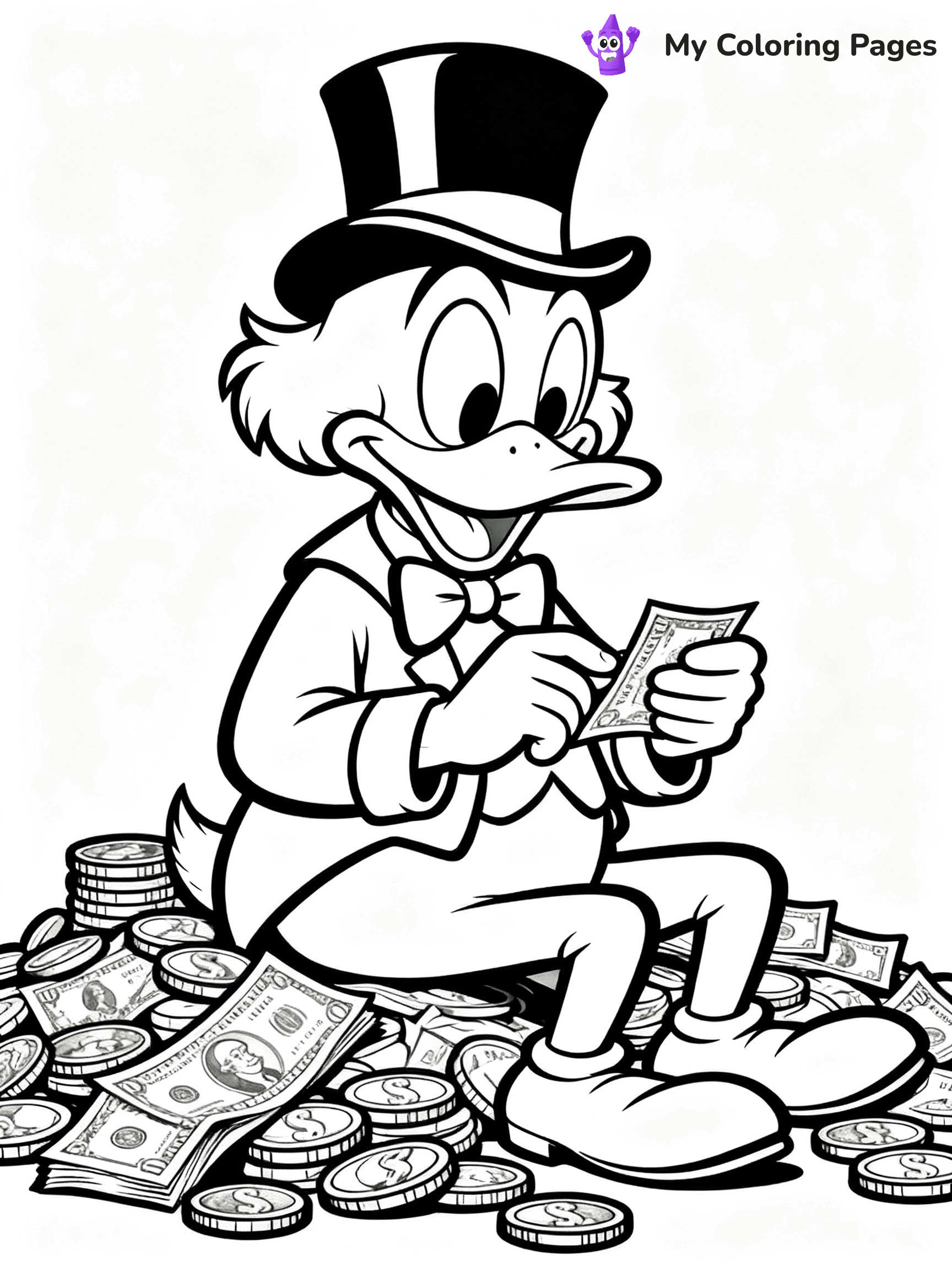 Donald Duck Coloring Pages - 20