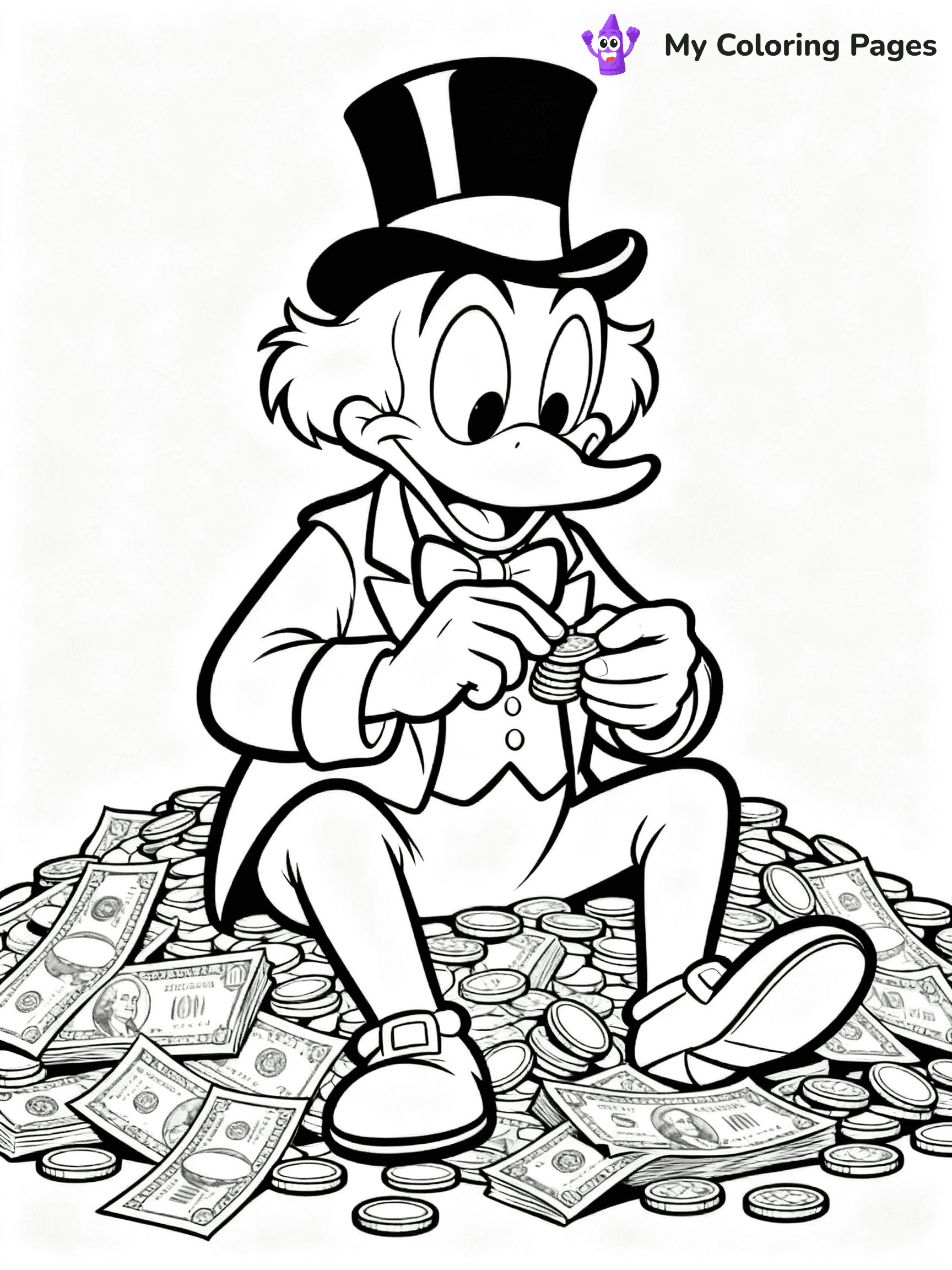 Donald Duck Coloring Pages - 19
