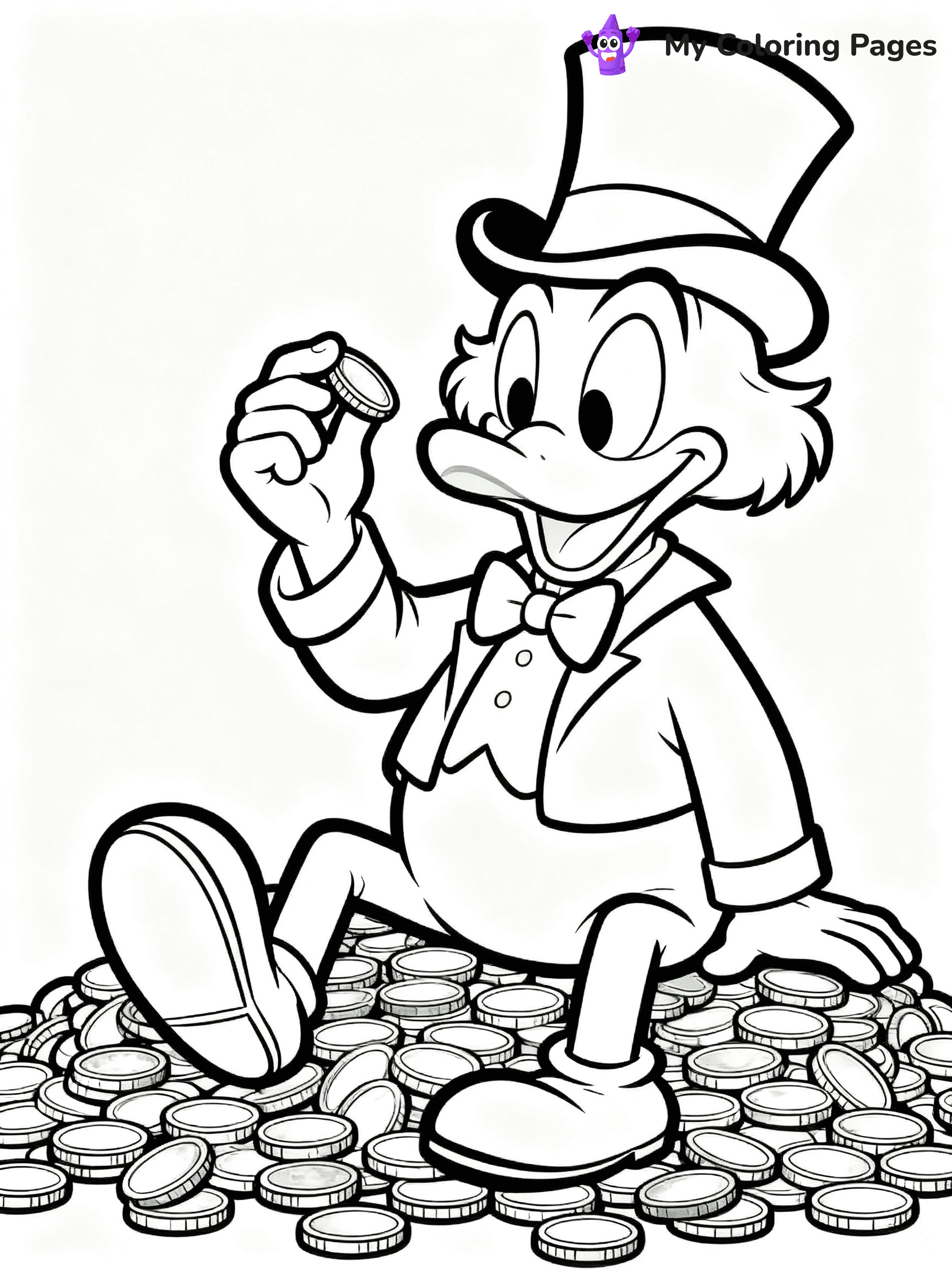 Donald Duck Coloring Pages - 17