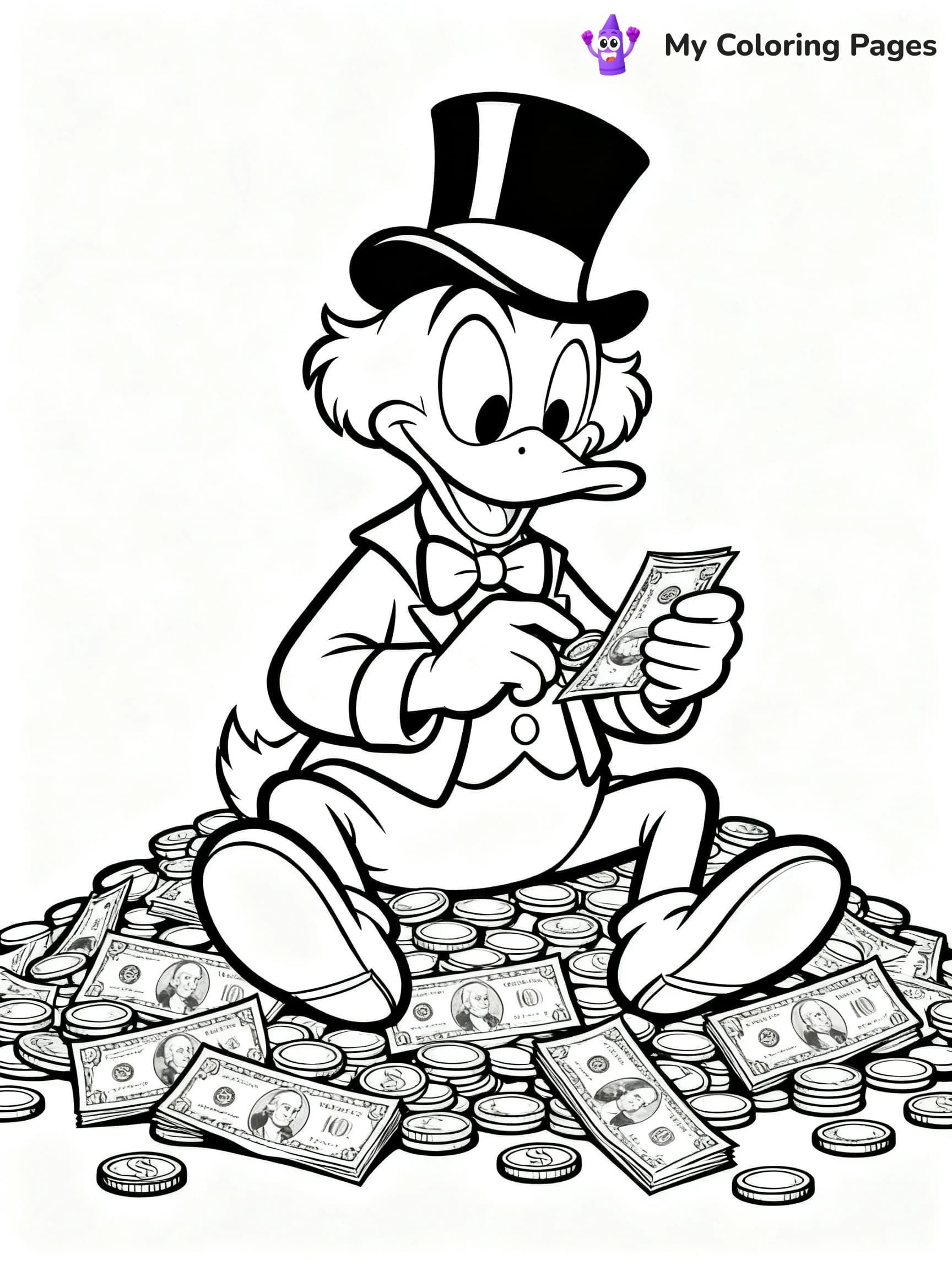 Donald Duck Coloring Pages - 16