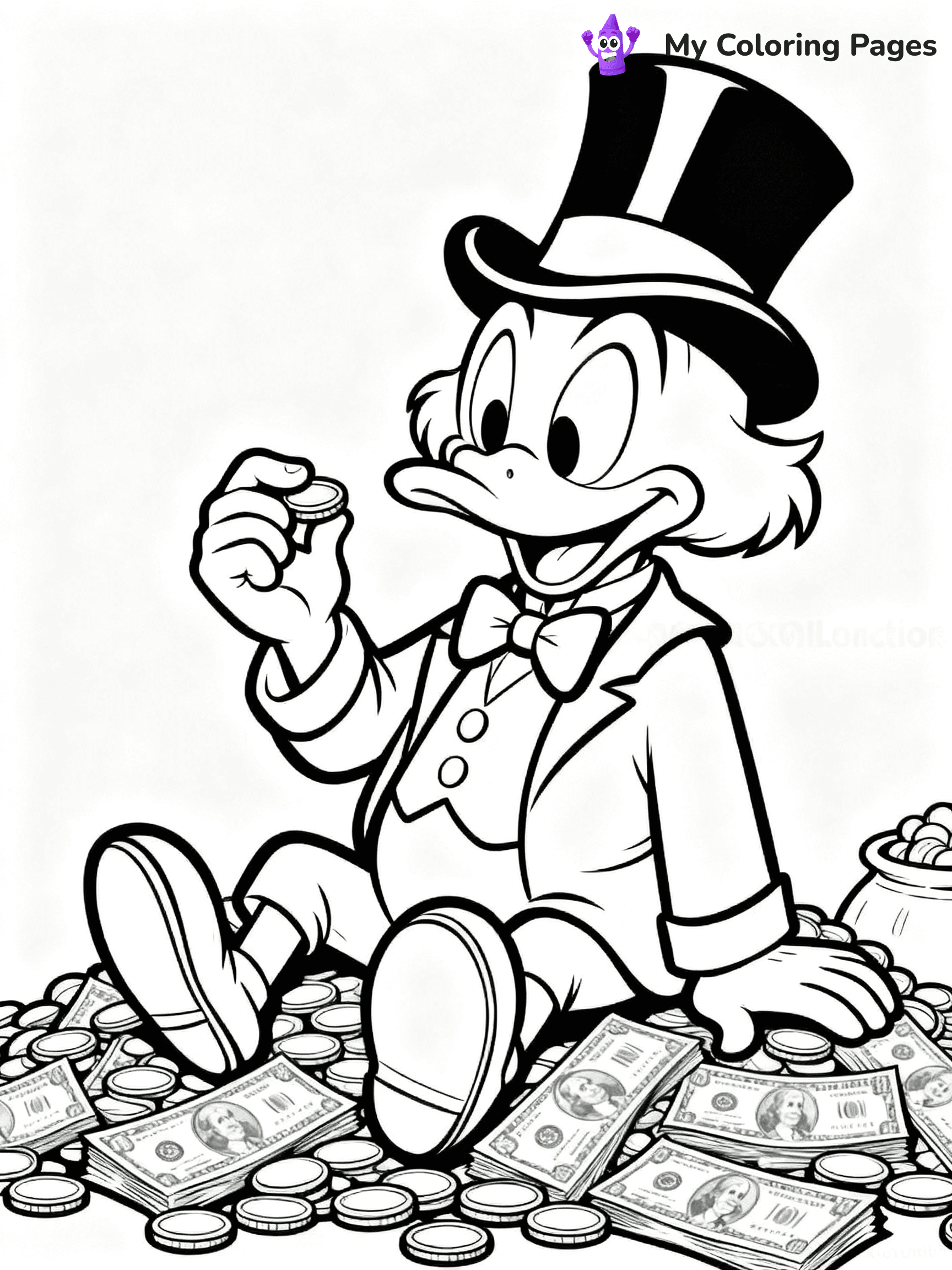 Donald Duck Coloring Pages - 15