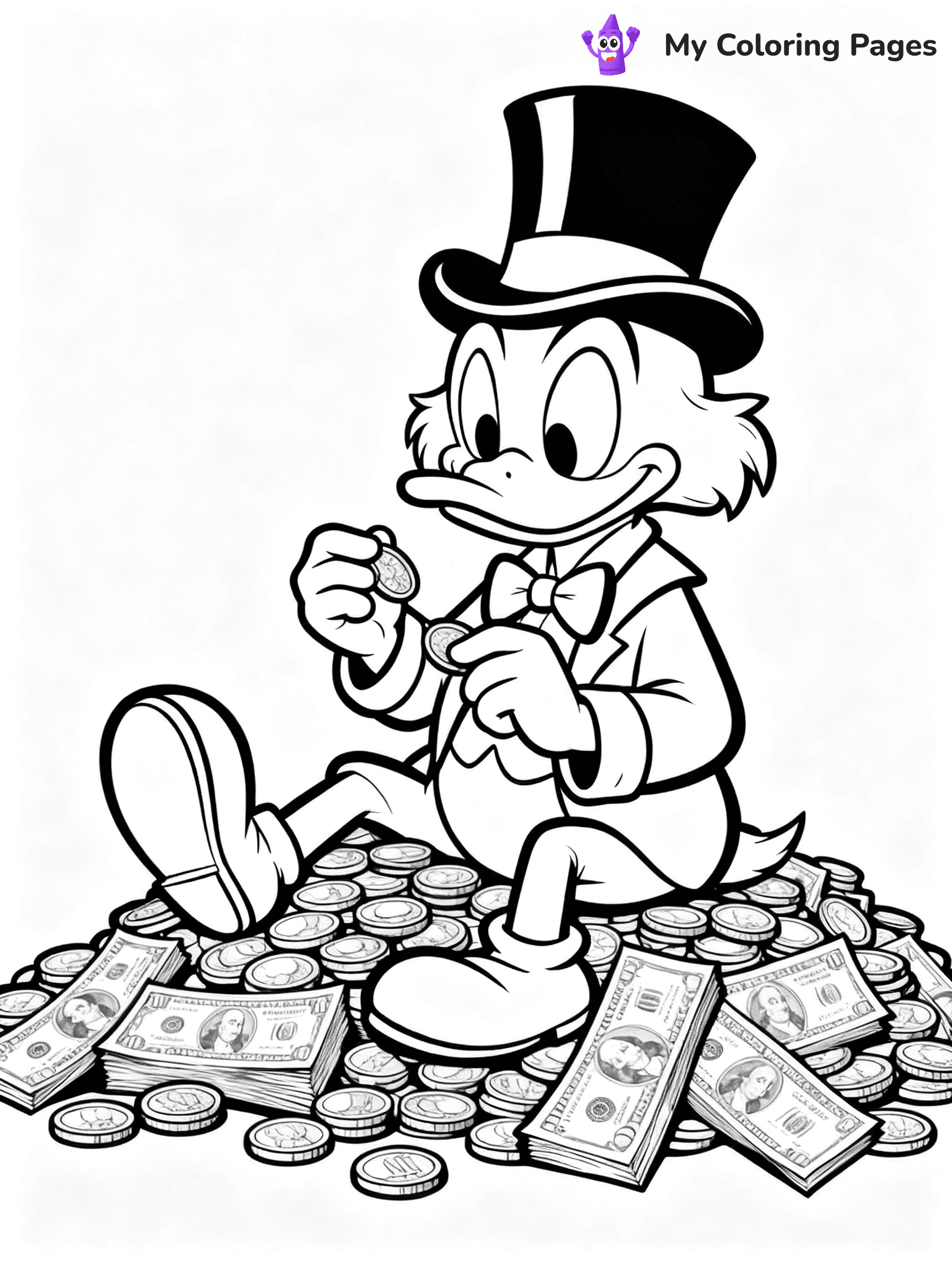 Donald Duck Coloring Pages - 14