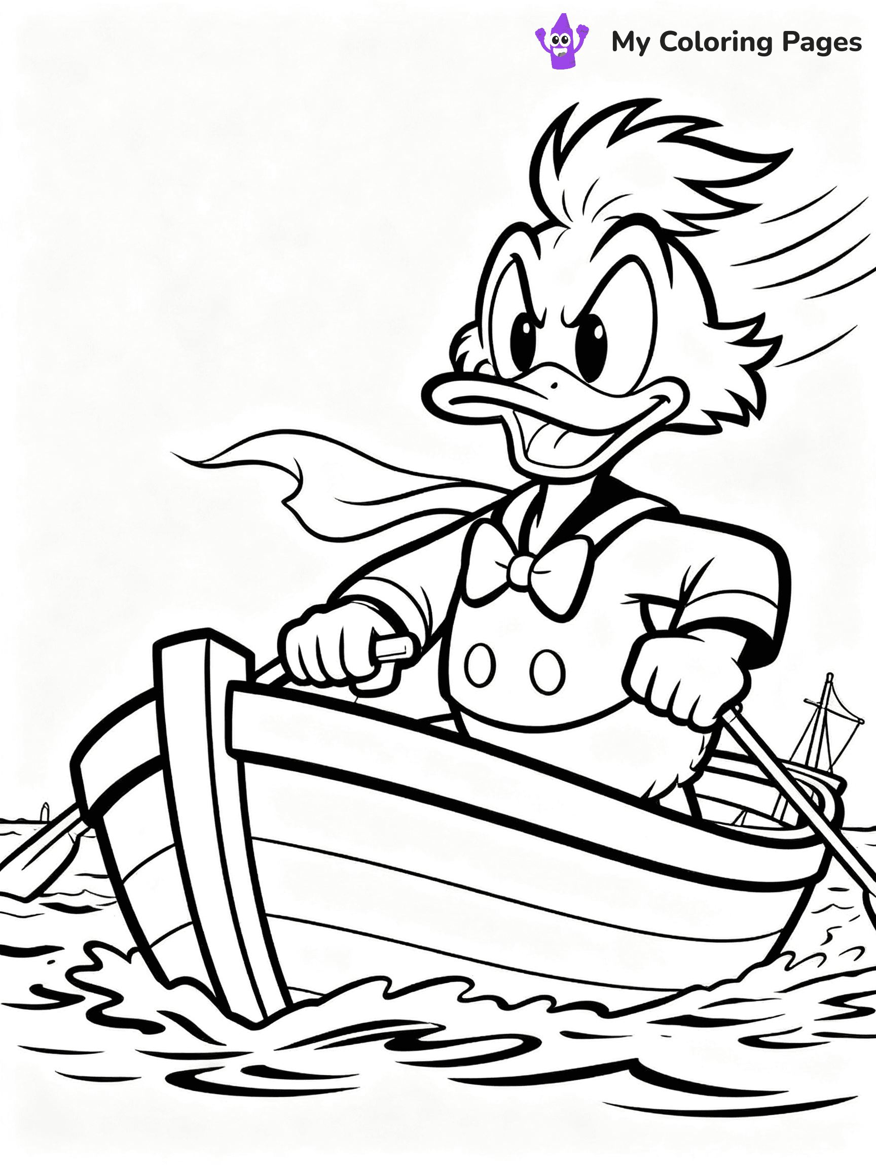 Donald Duck Coloring Pages - 13