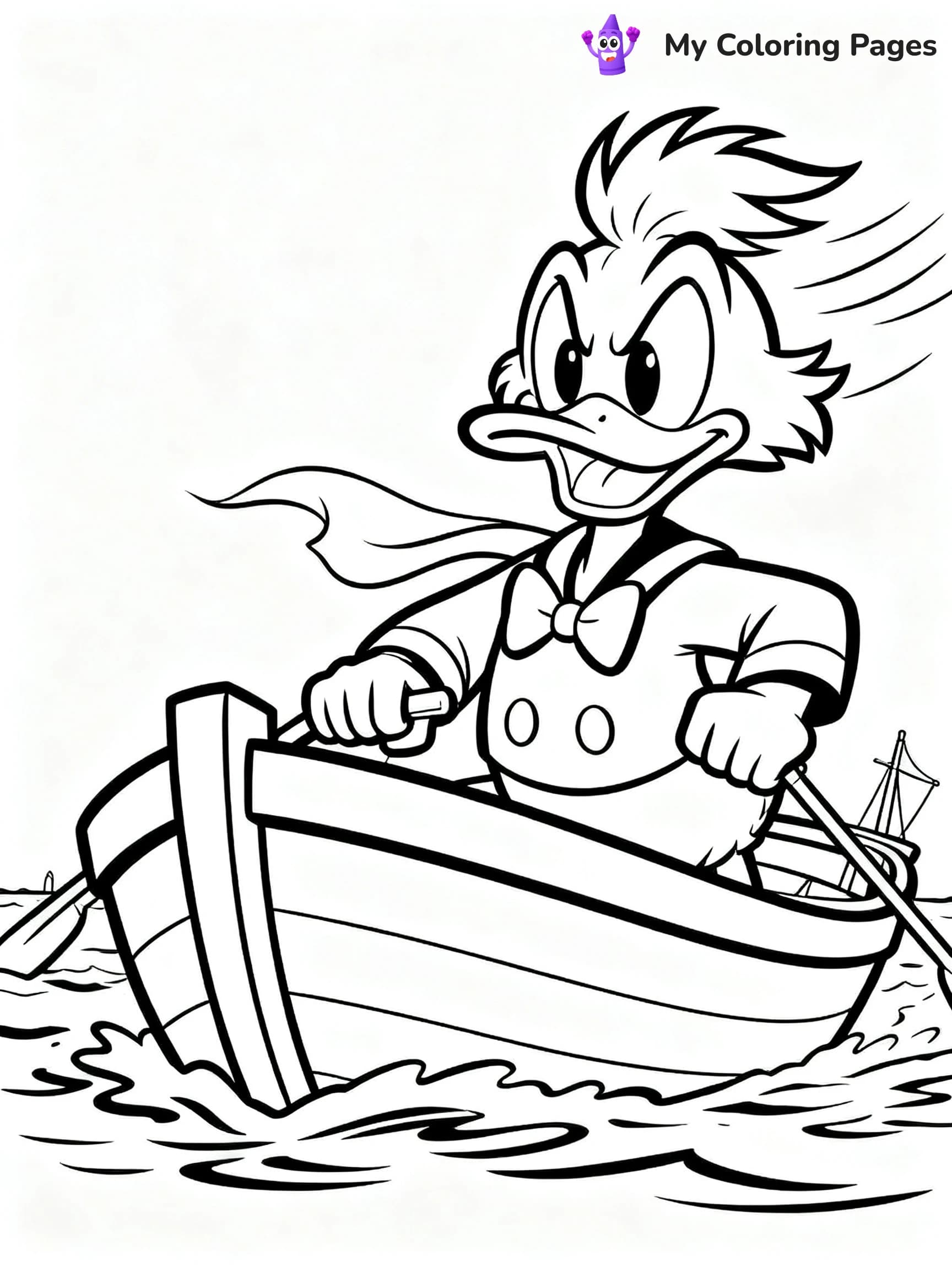 Donald Duck Coloring Pages - 13