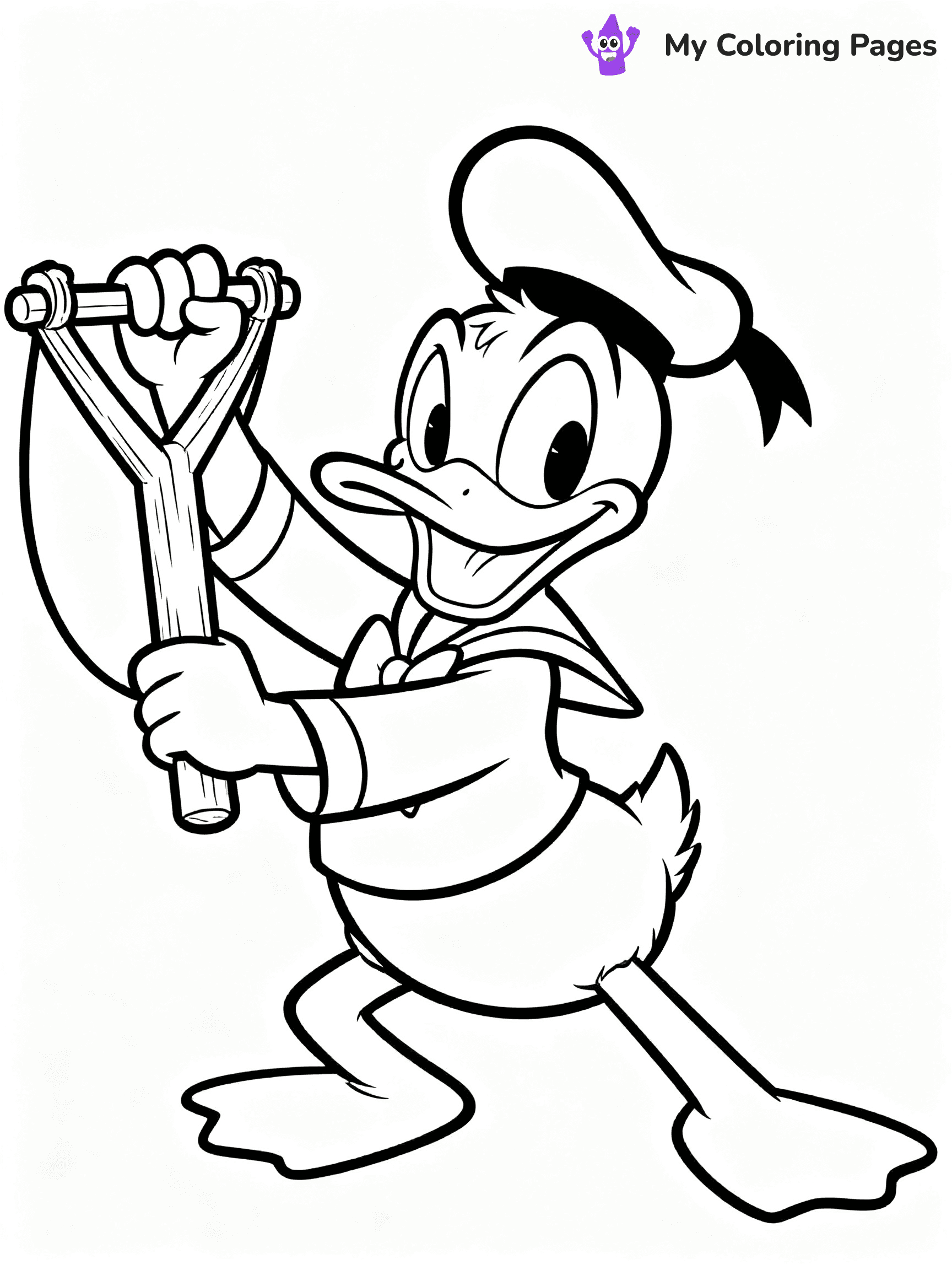 Donald Duck Coloring Pages - 9