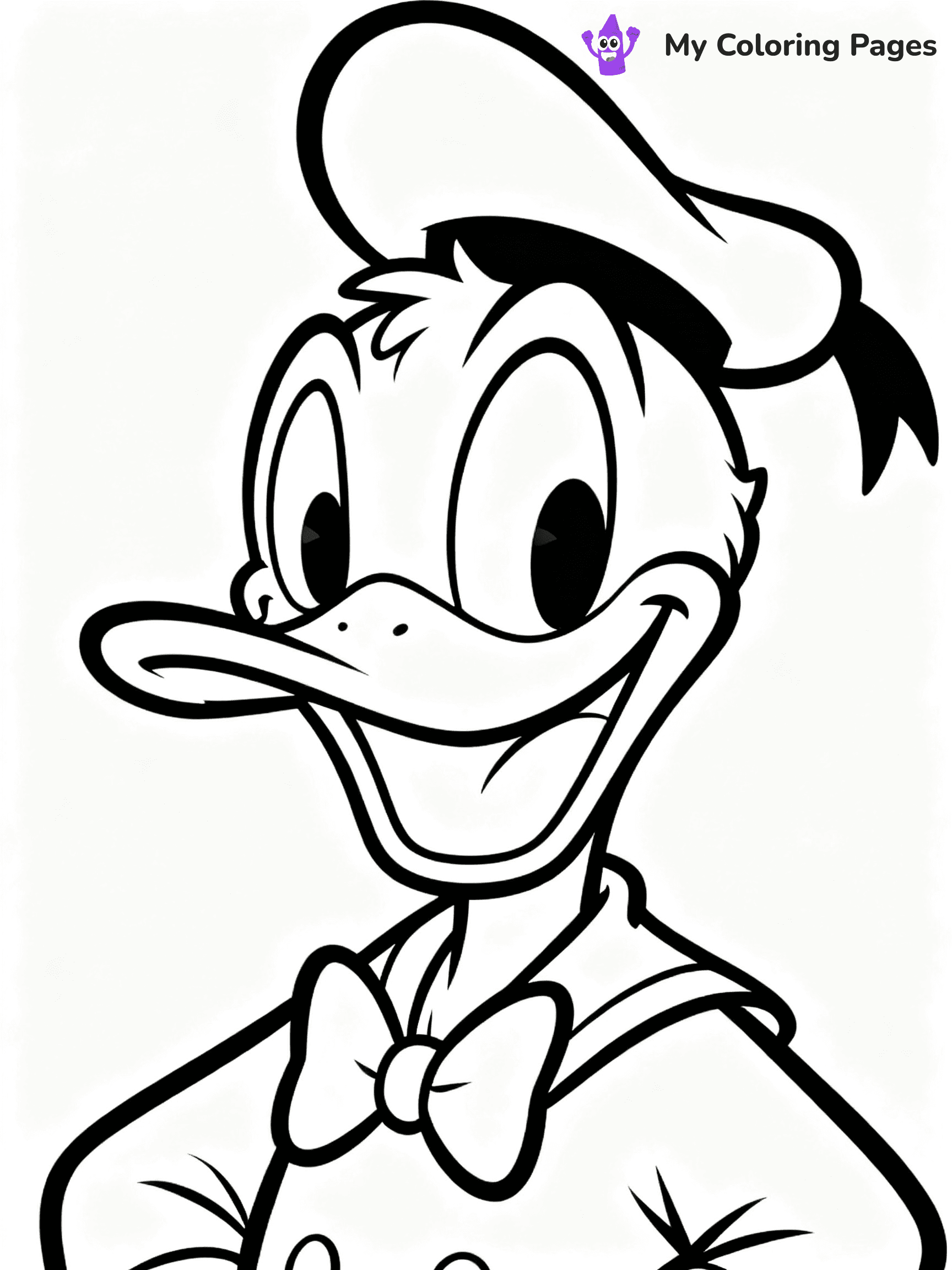 Donald Duck Coloring Pages - 7