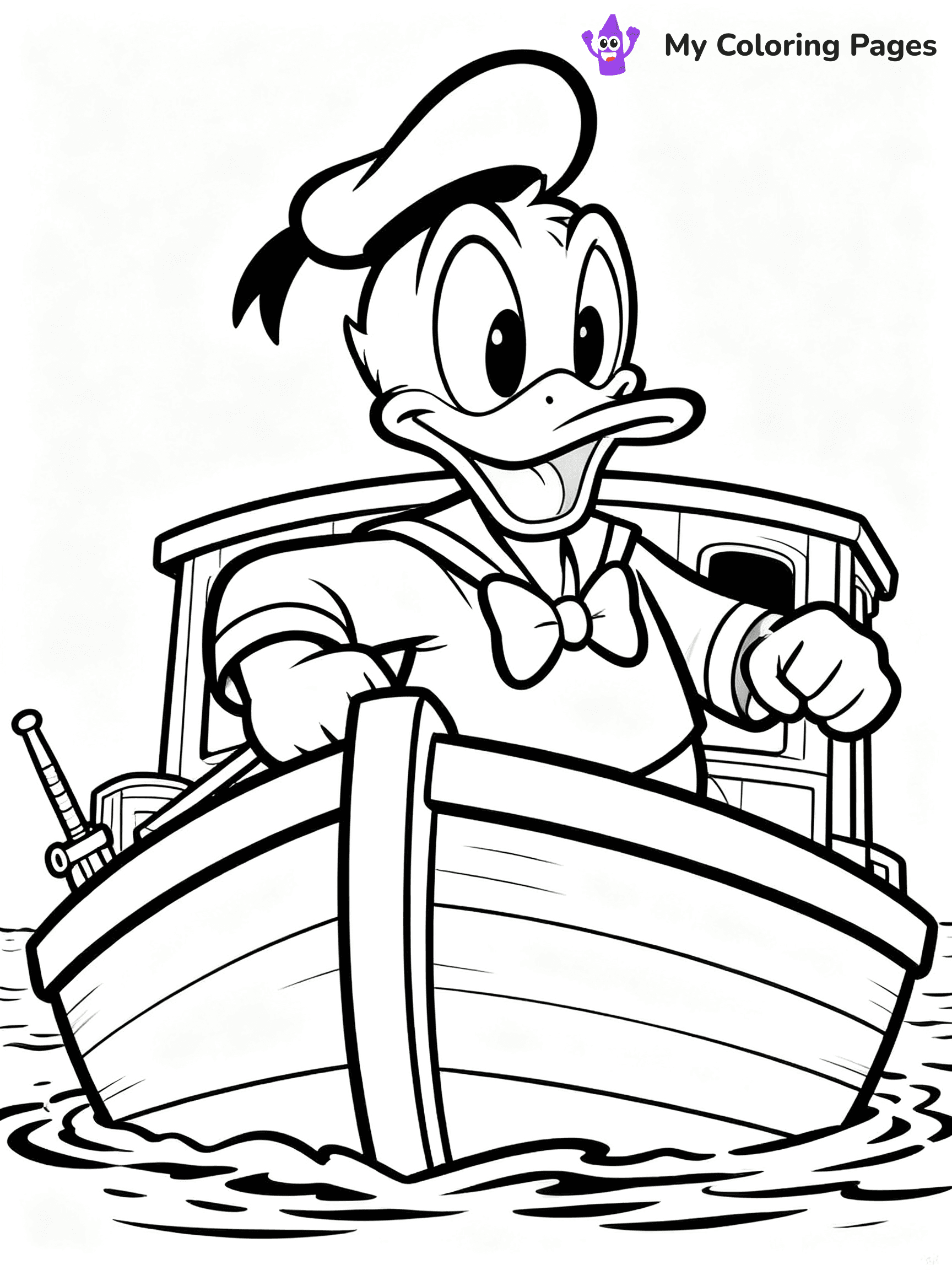 Donald Duck Coloring Pages - 5