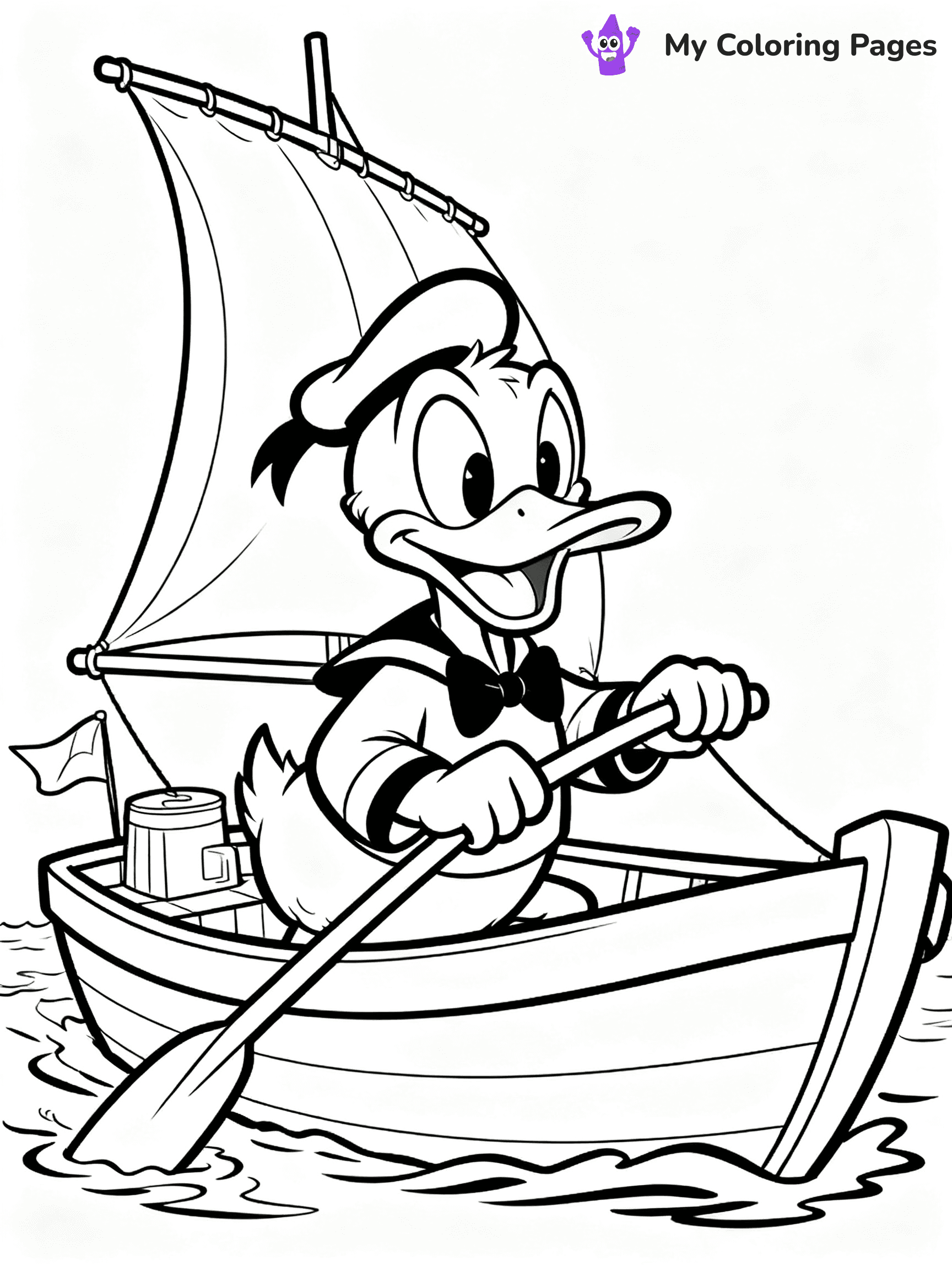 Donald Duck Coloring Pages - 4