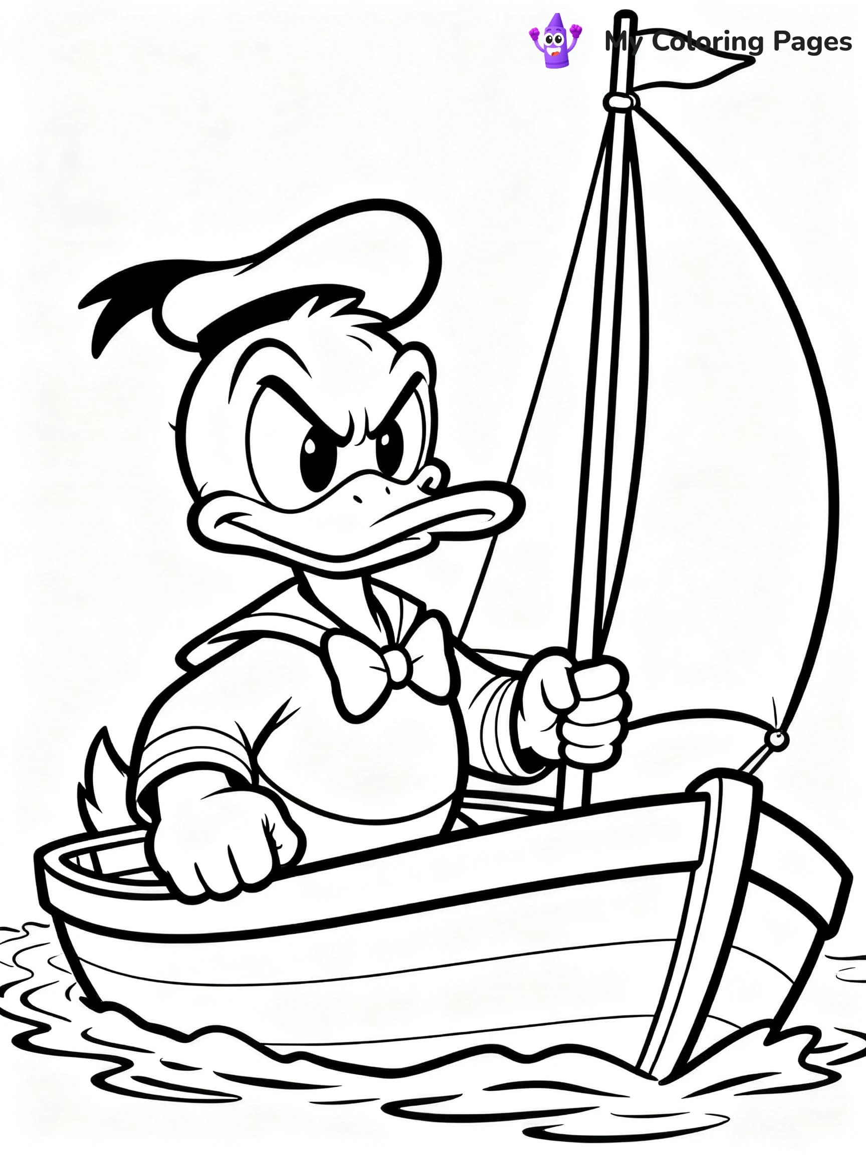 Donald Duck Coloring Pages - 3