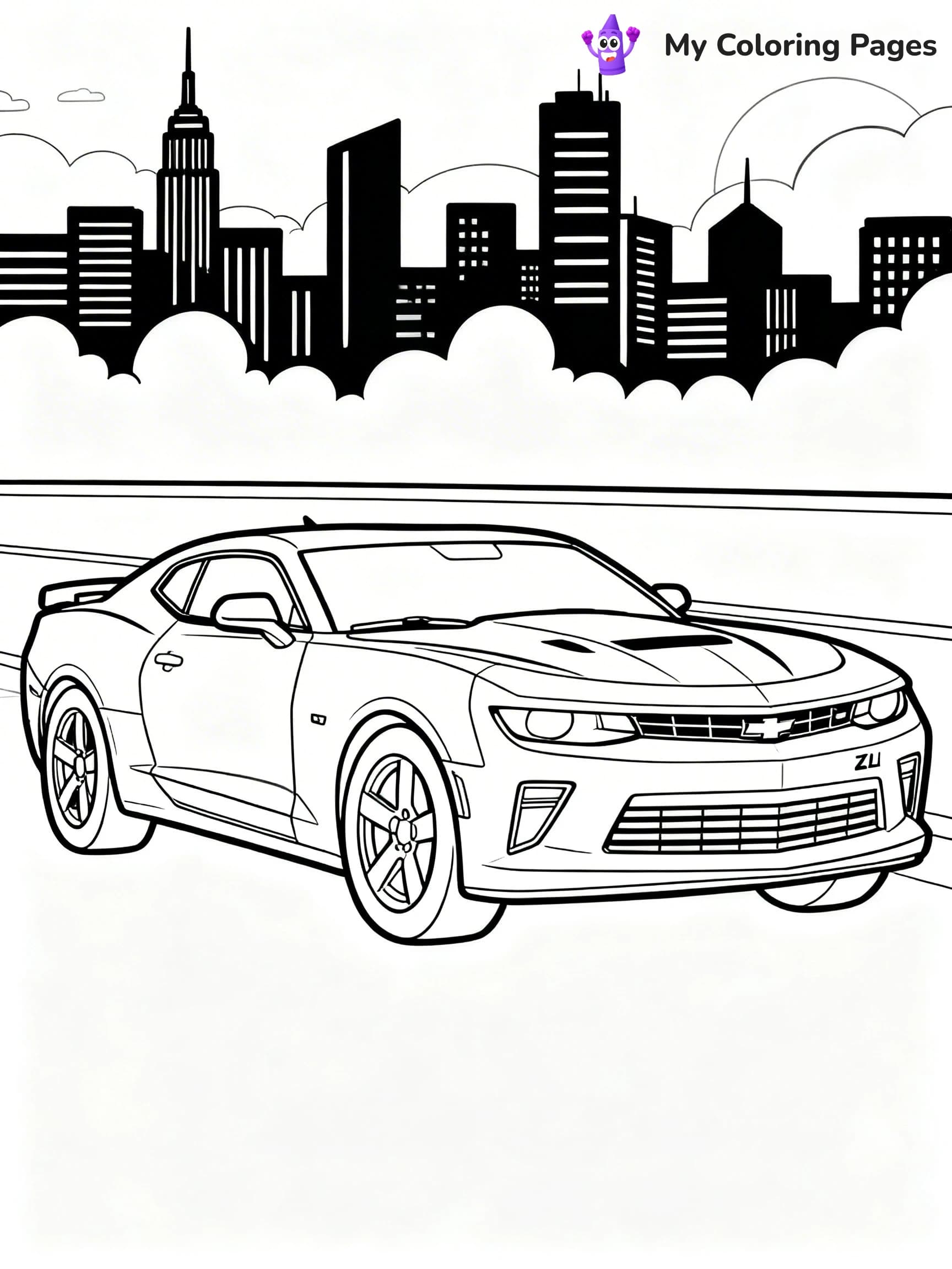 Camaro Coloring Pages - 19