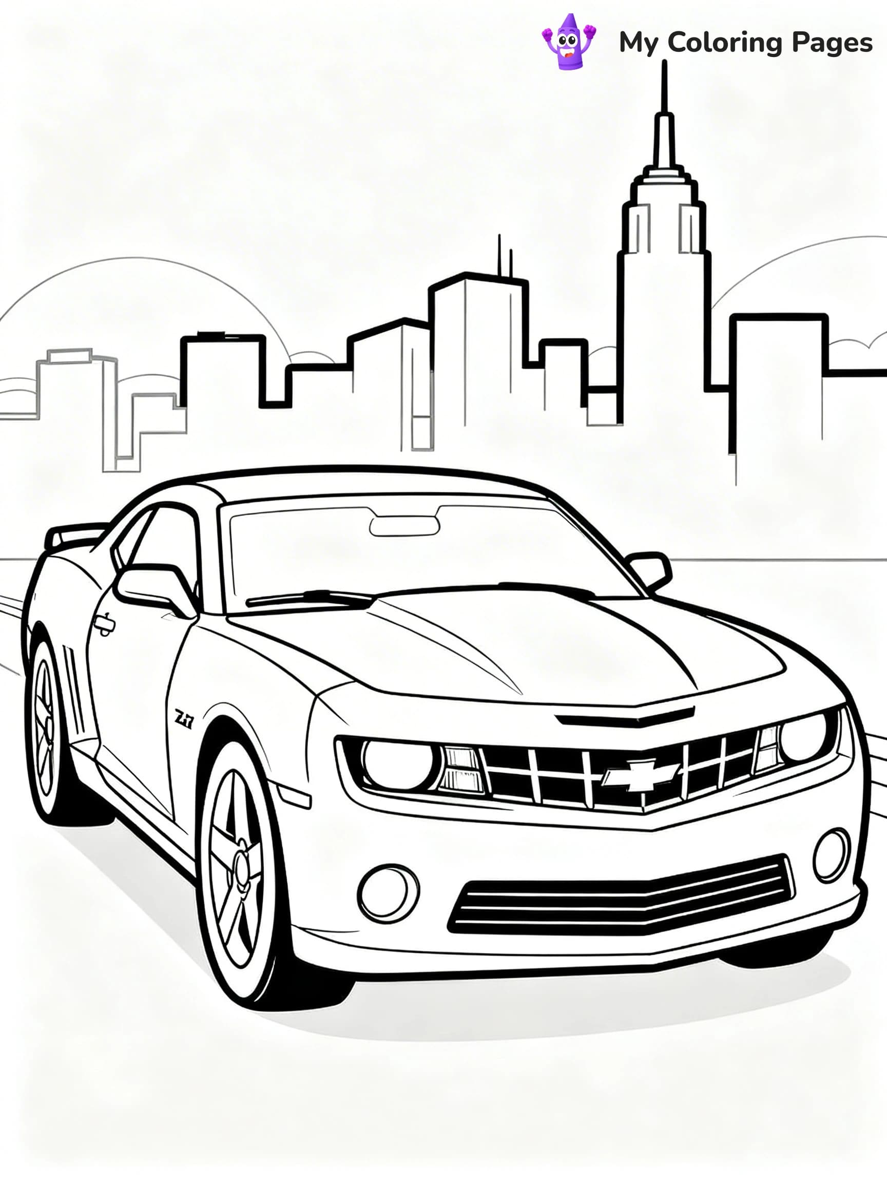 Camaro Coloring Pages - 18