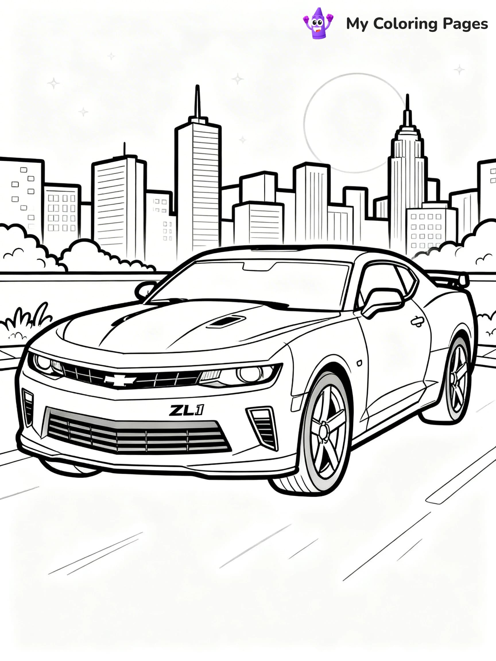 Camaro Coloring Pages - 17